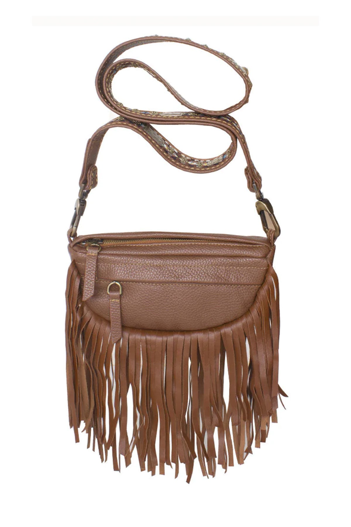 Fringe Bag - Brown