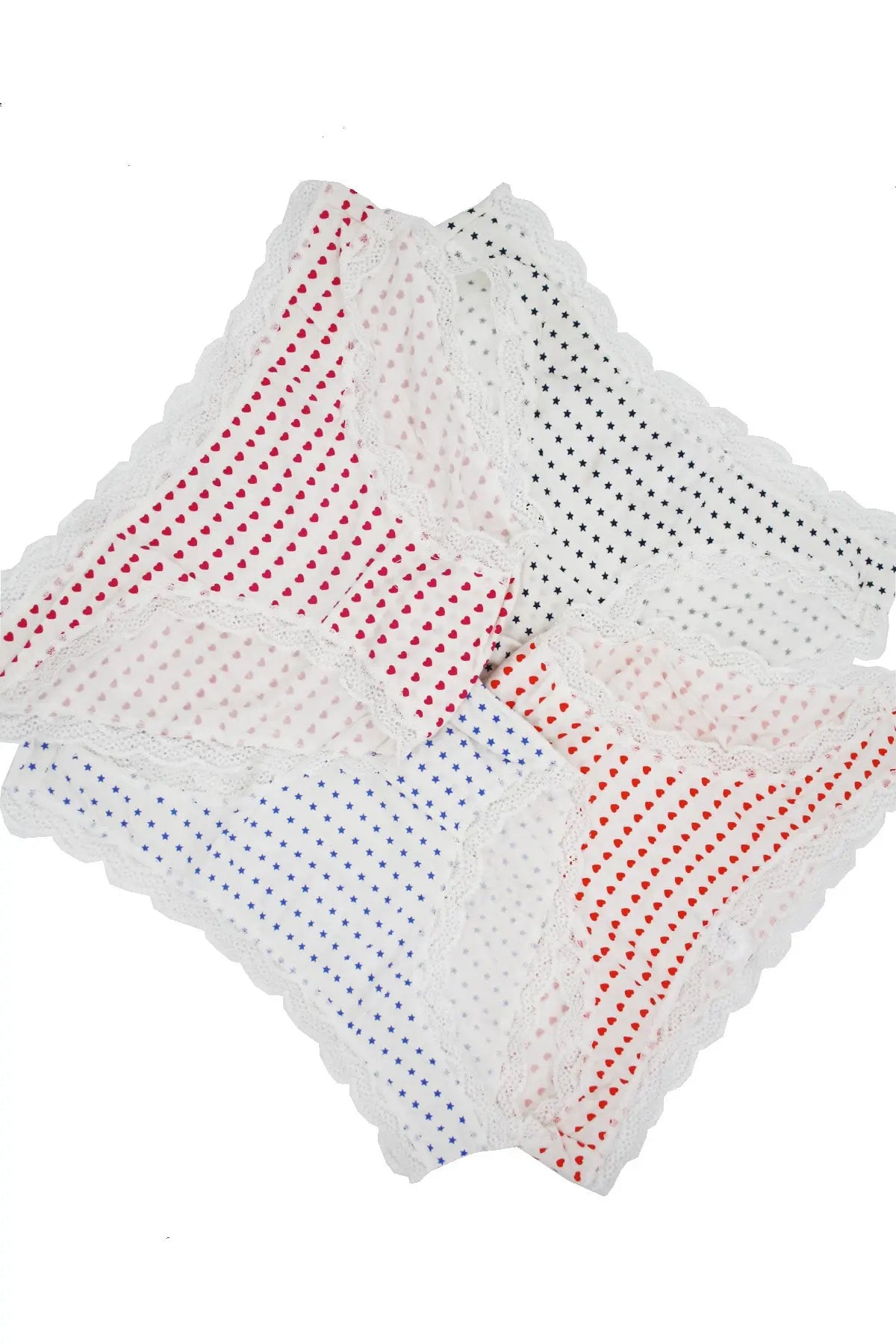 Knicker Box Set- Star and Polka Dot Stripe and Stare