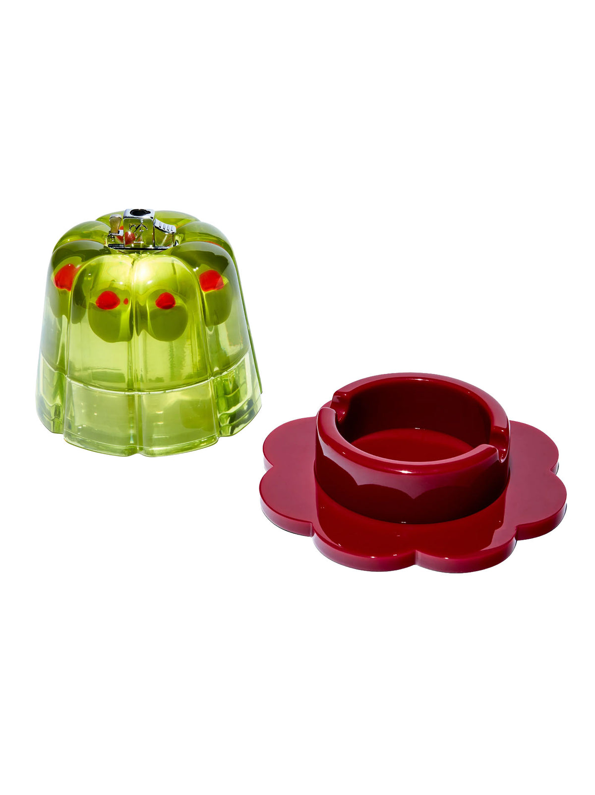 Jelly Table Top Lighter - Olive
