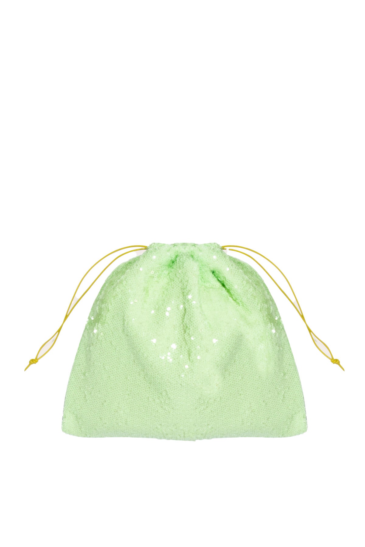 Sequin Pouch - Lime