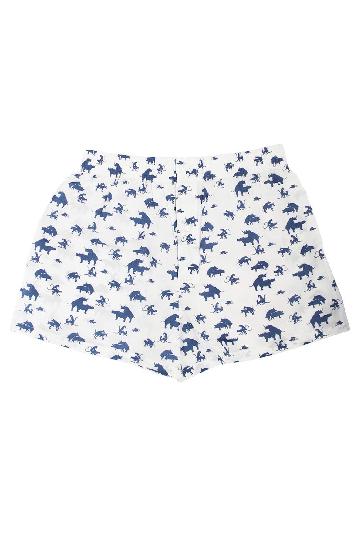 Men's Boxers - Navy Naughty Animal Print