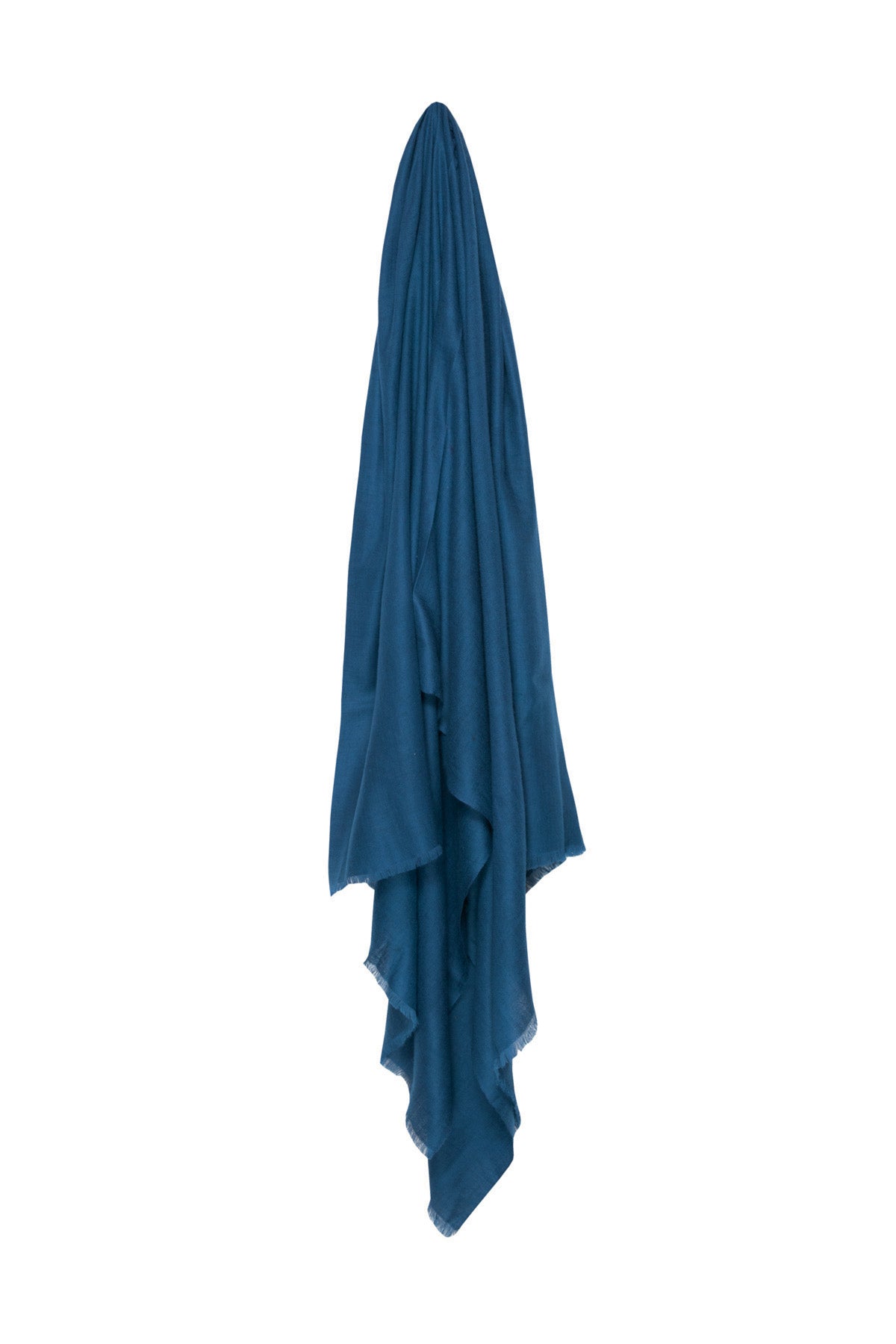 Classic Cashmere Pashmina Shawl - Petrol Blue