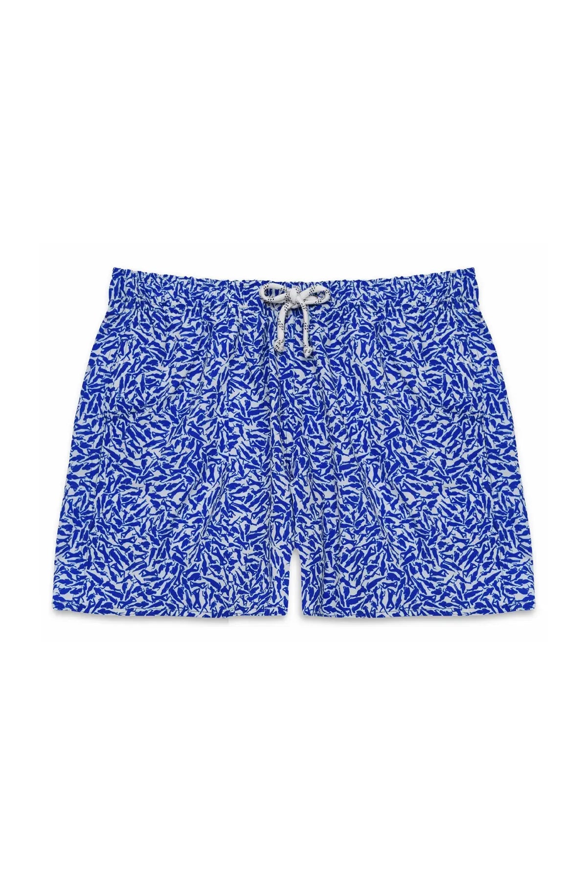 Men's Swimming Trunks - Garden Party Blue Parioca