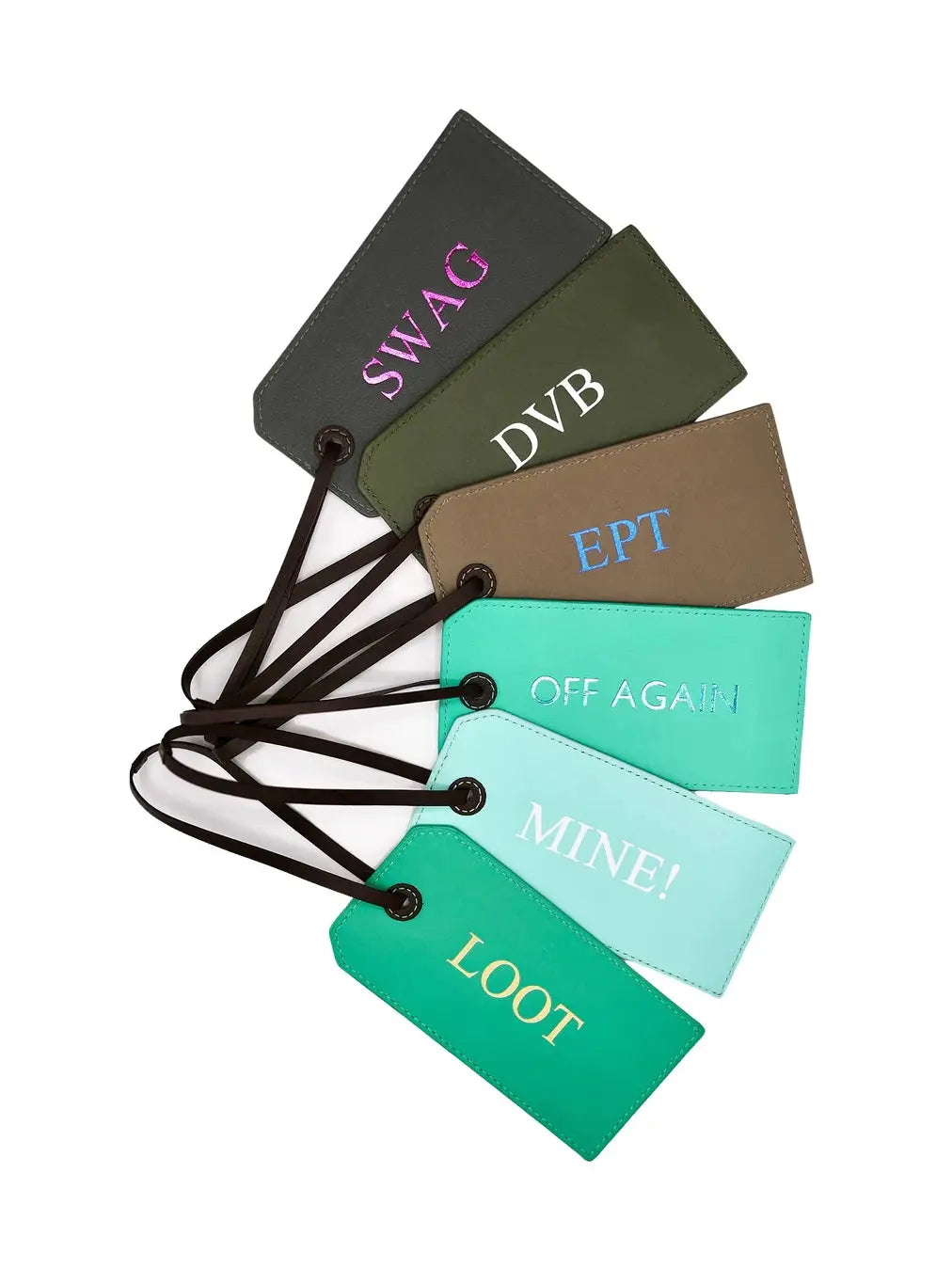 Leather Luggage Tag Debonnaire