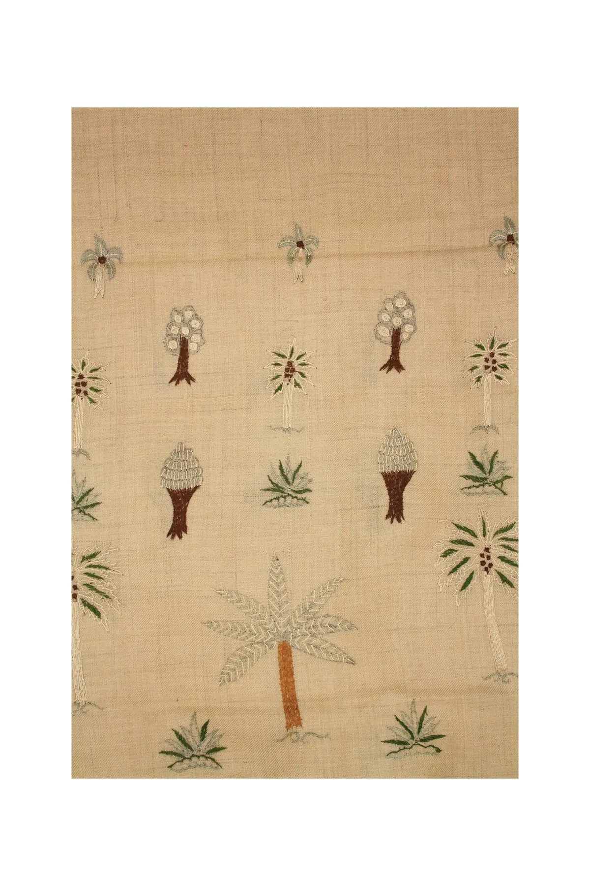 Vintage Palm Pashmina Shawl- Sand Debonnaire