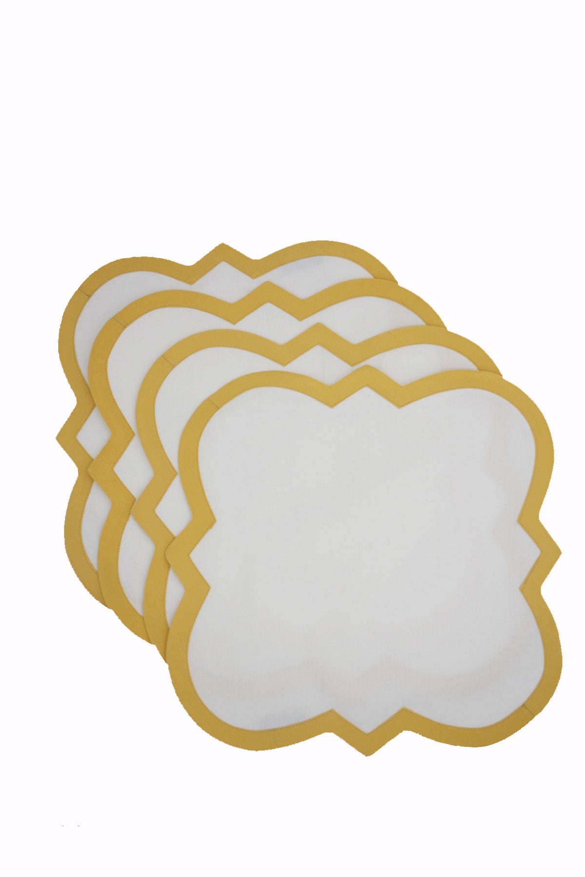 Palladio placemats (Set of 4)- Soft yellow