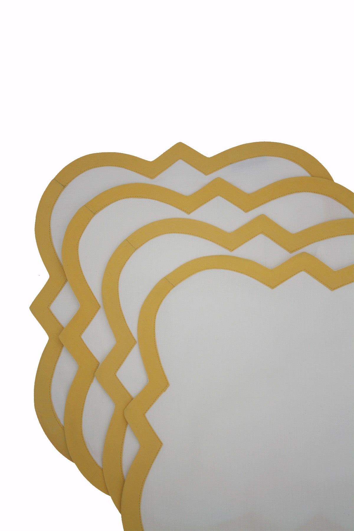 Palladio placemats (Set of 4)- Soft yellow