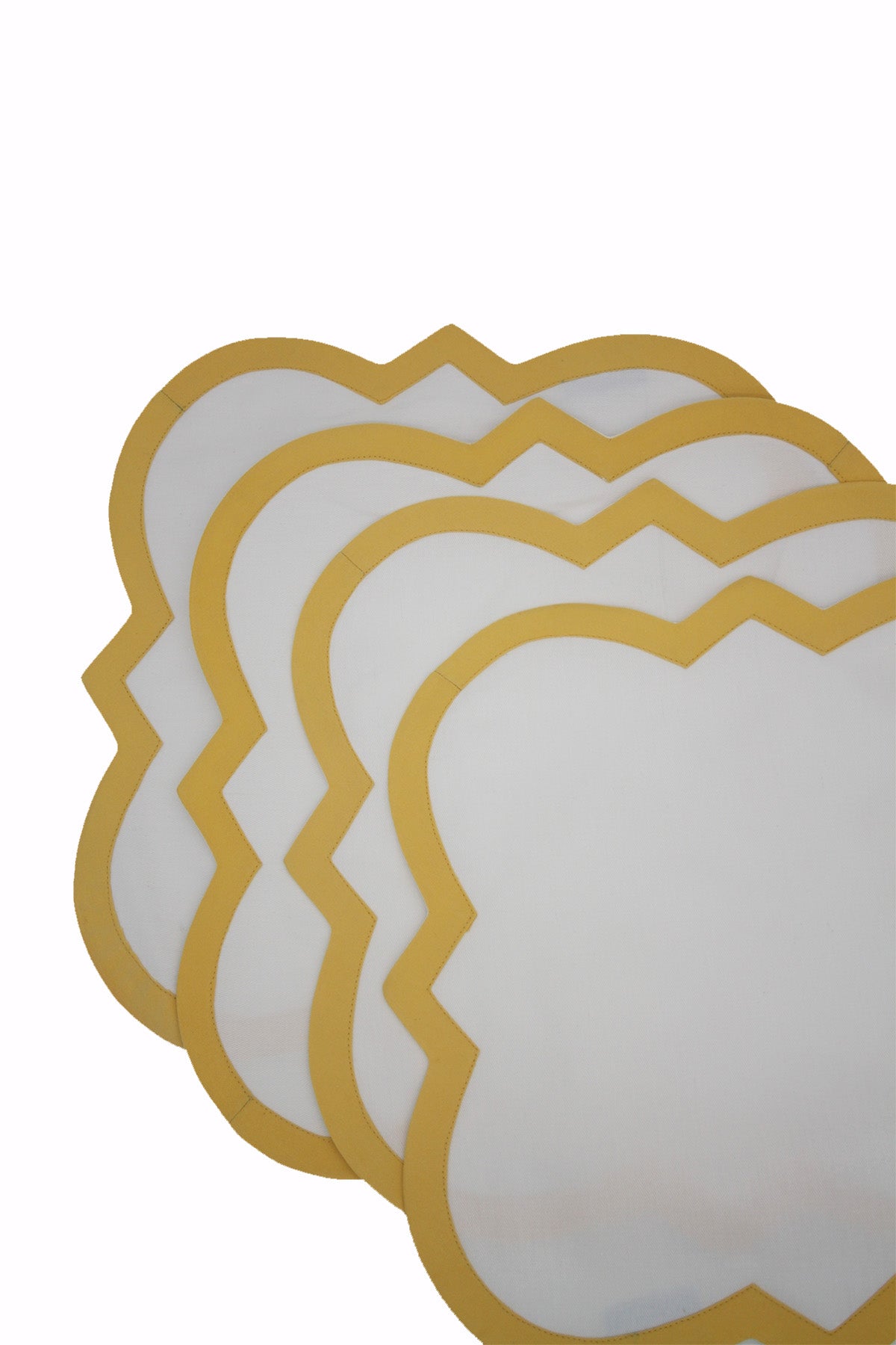 Palladio placemats (Set of 4)- Soft yellow