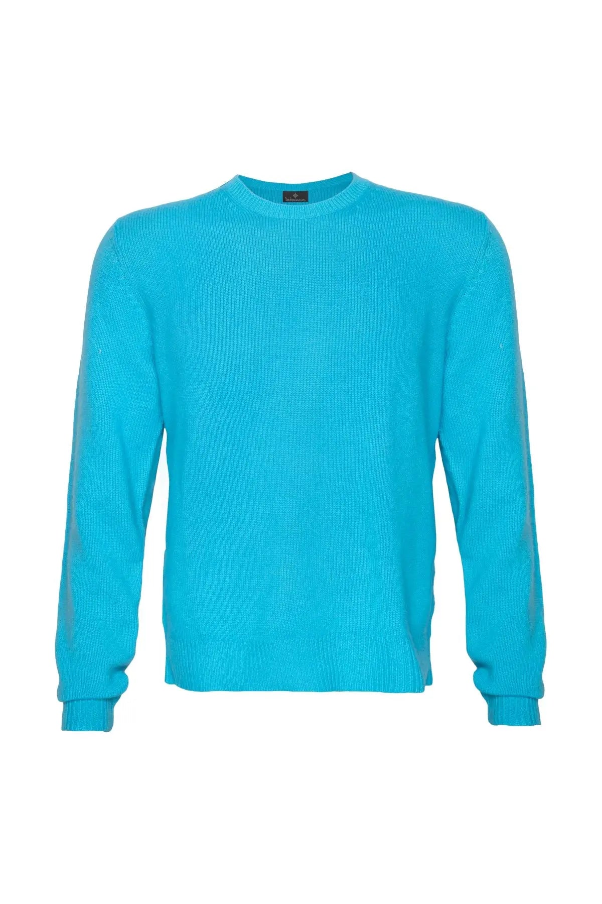 Men's Cashmere Jumper - Horizon Blue Debonnaire