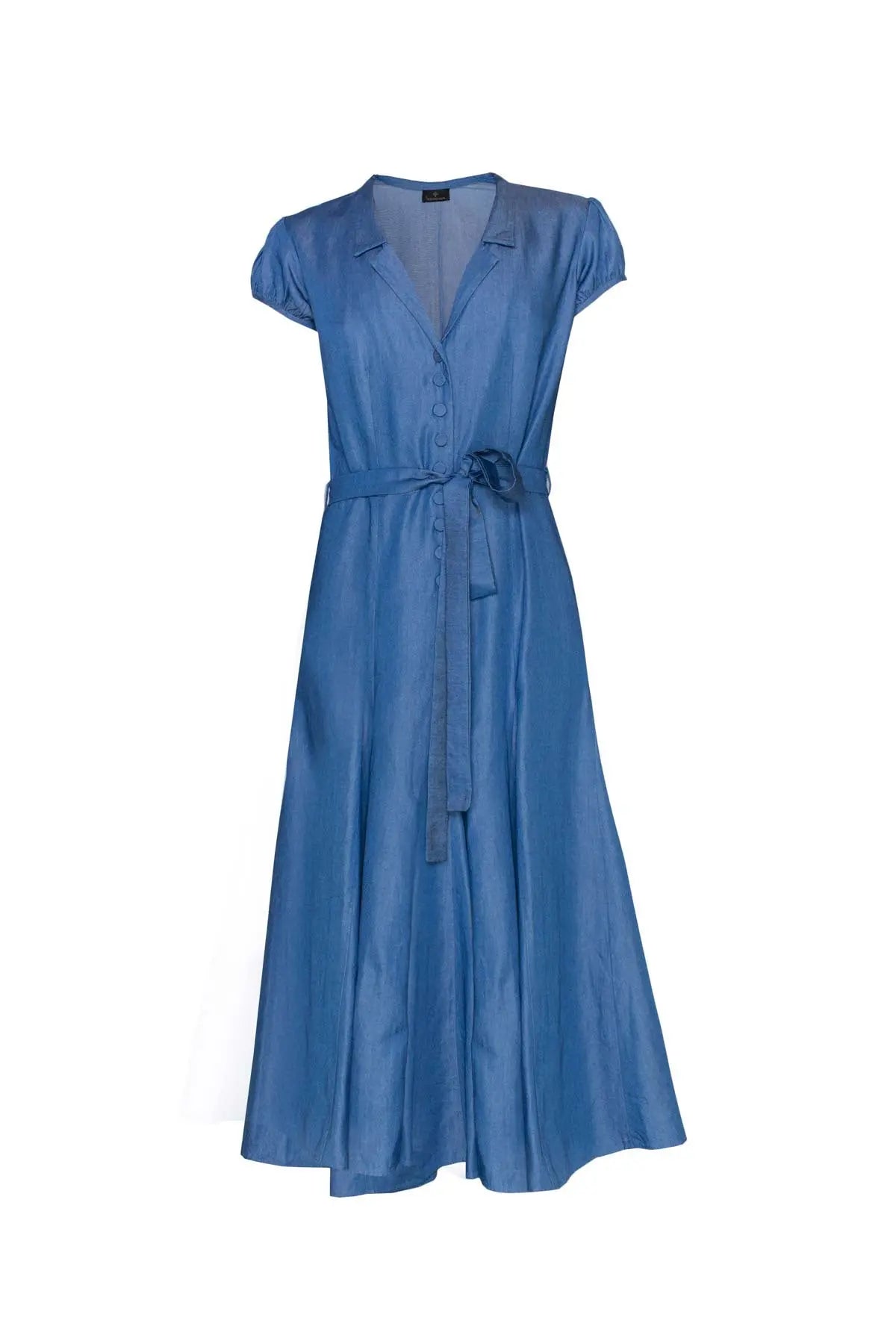 Denim Bugesha Dress - Blue Debonnaire