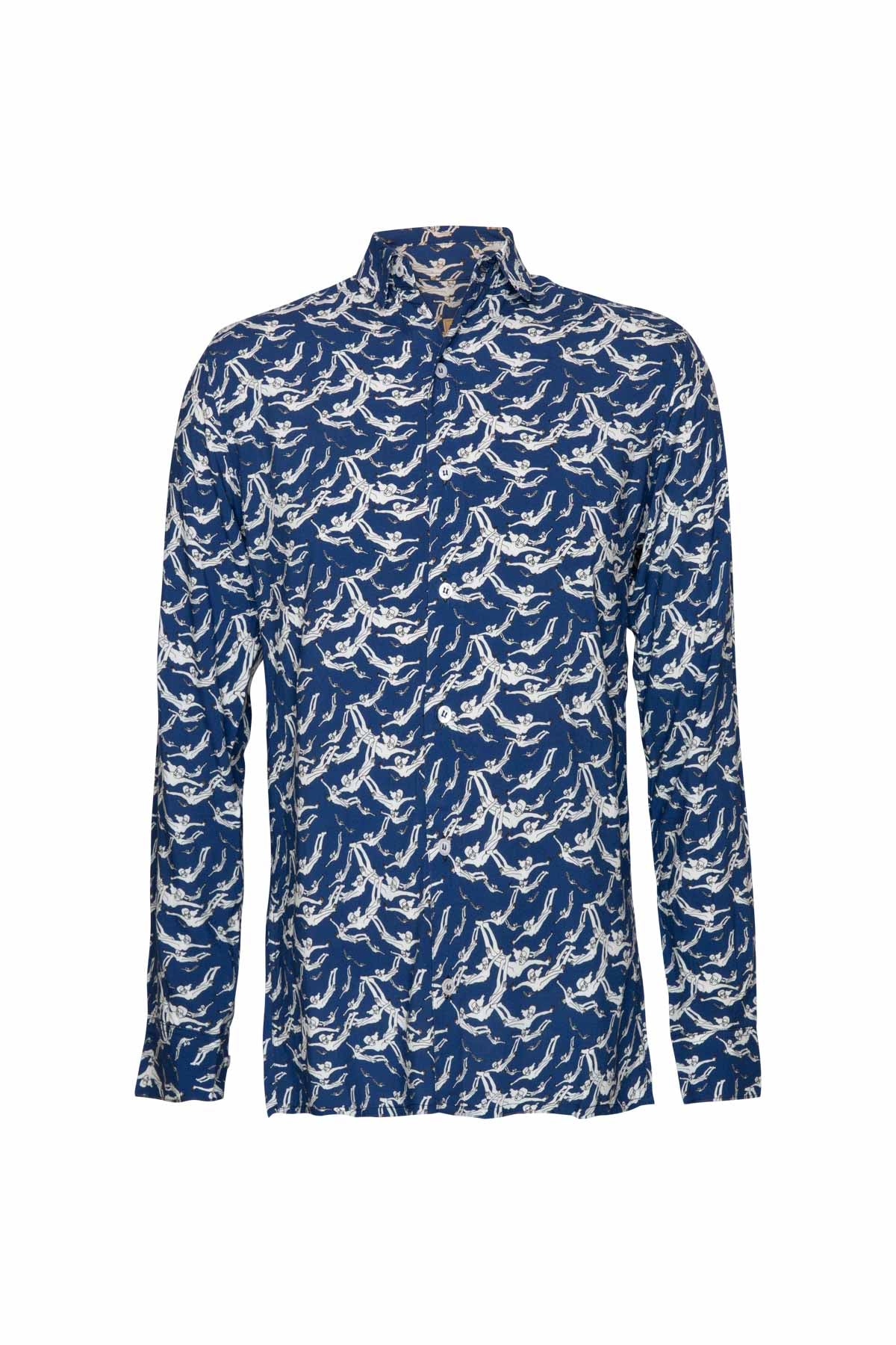 Men's Shirt - Golden Showers  ( Blue )