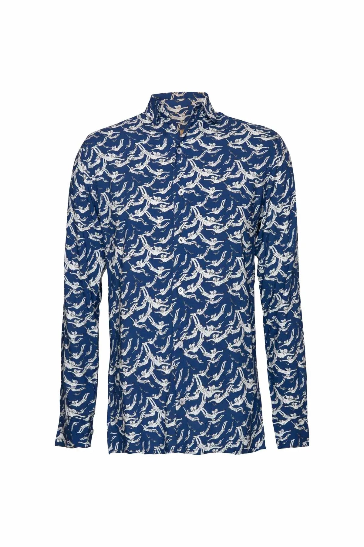 Men's Shirt - Golden Showers ( Blue ) Parioca