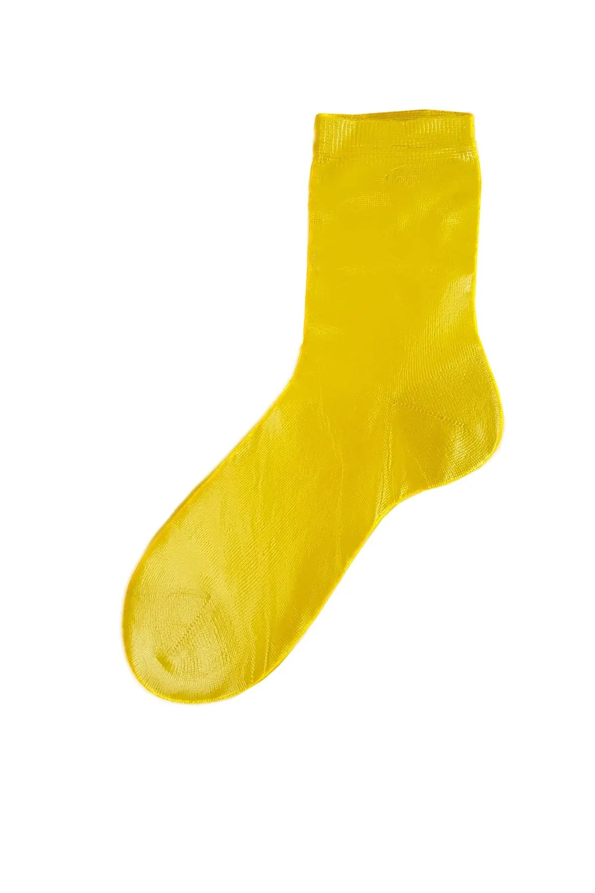 Metallic Socks - Yellow Maria La Rosa