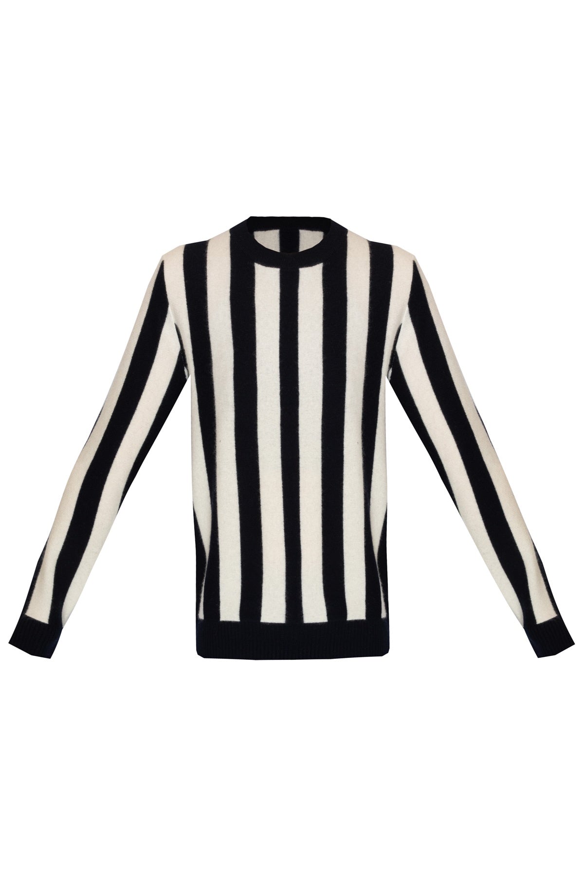 Carinae Black & White Stripe Jumper