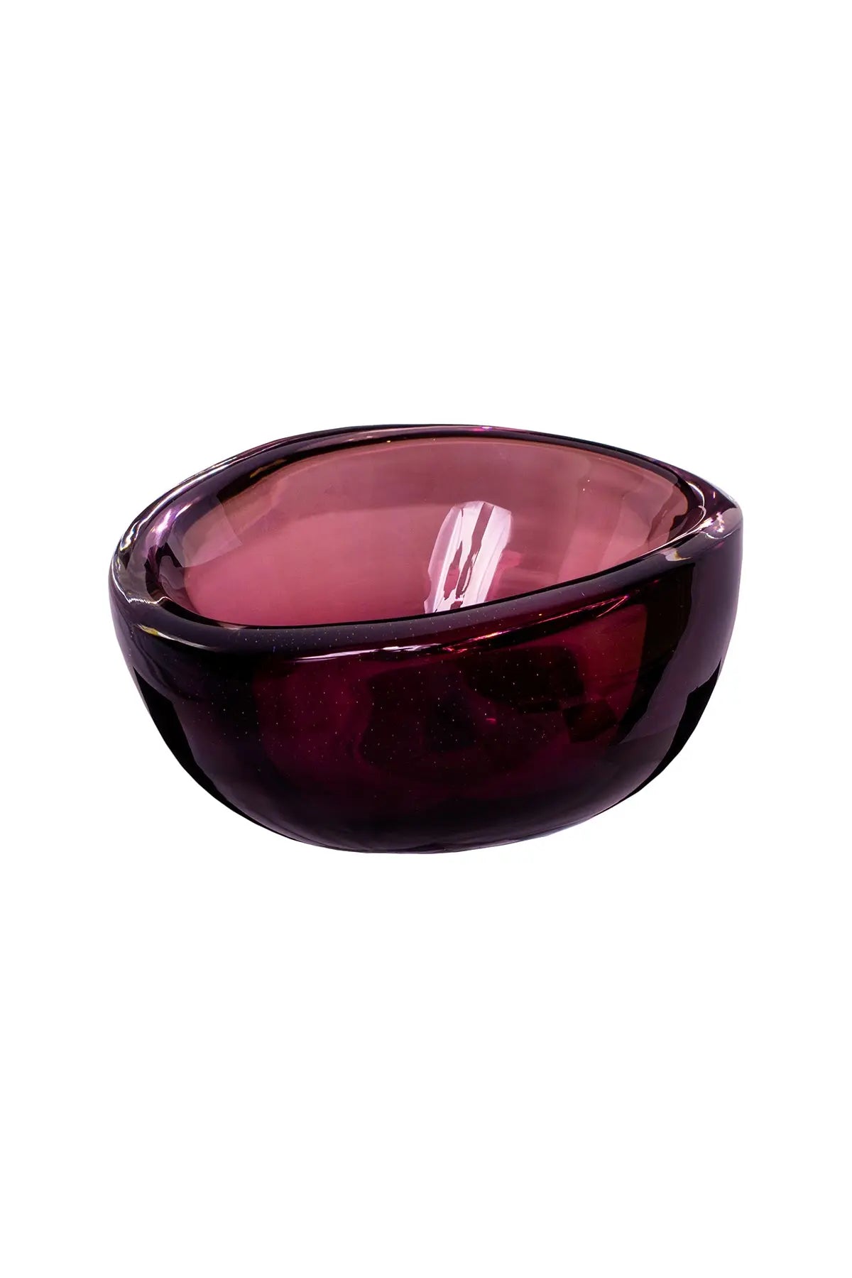 Amethyst Glass Bowl - Large Benedetta