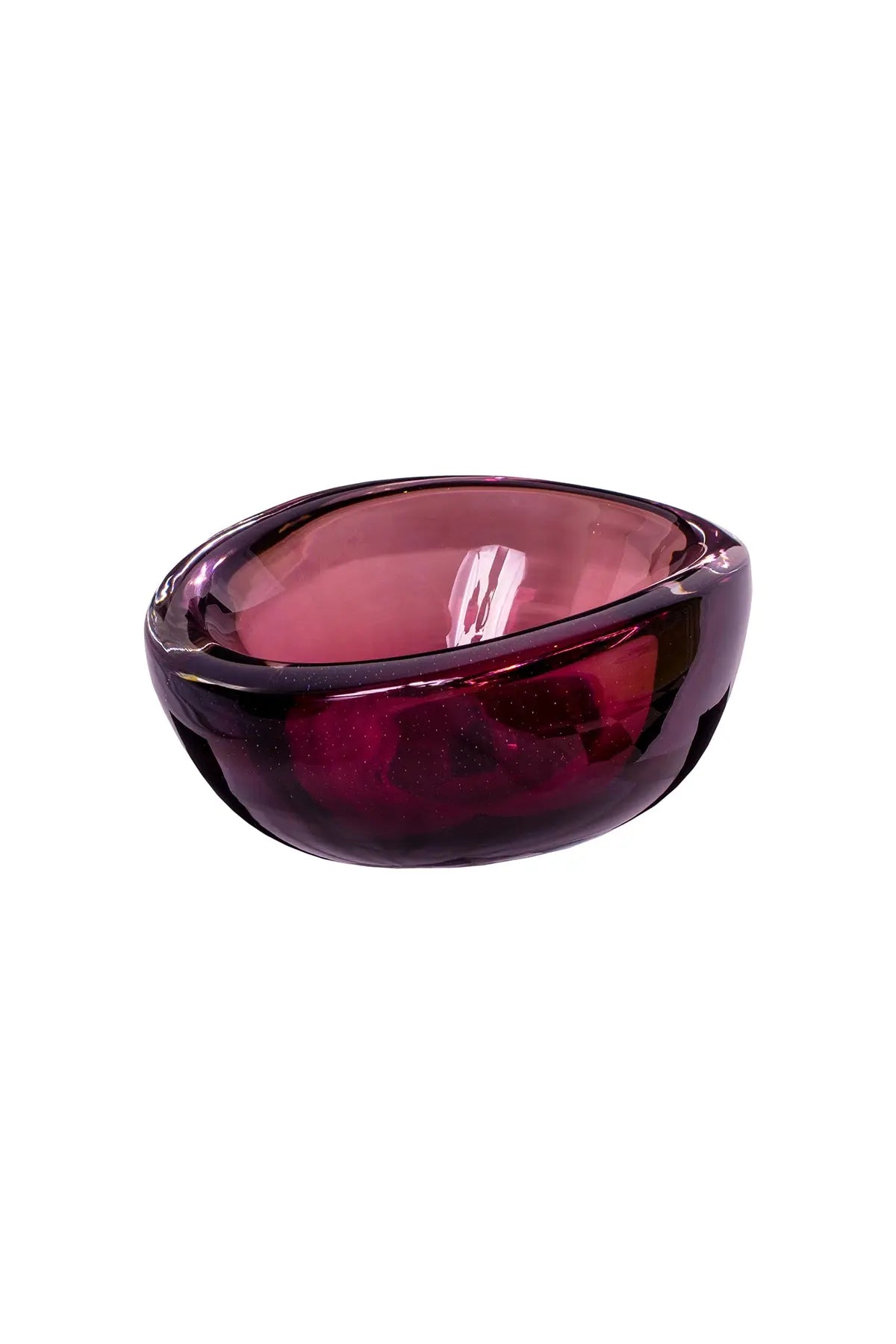 Amethyst Glass Bowl - Medium Benedetta