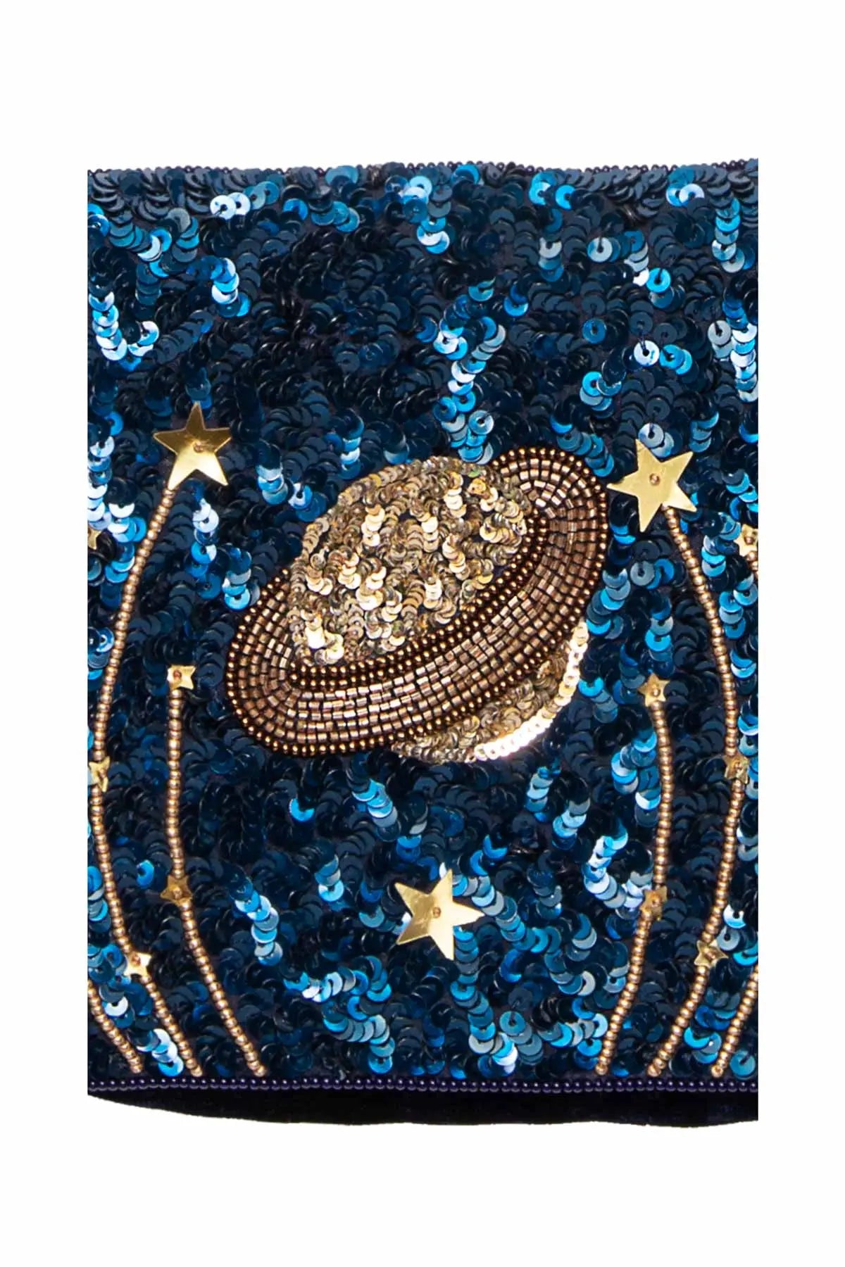 Velvet Planet Bag - Blue Olivia Dar