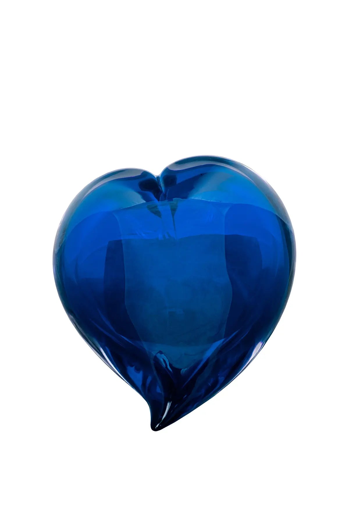 Blue Glass Heart Giberto