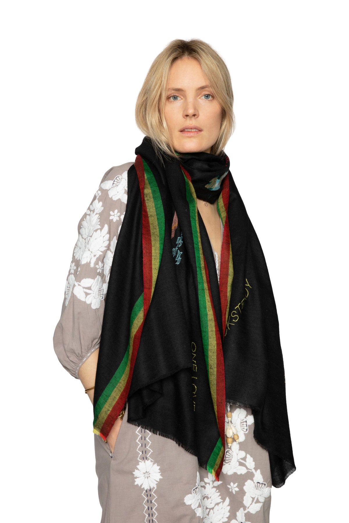 Jamaica Pashmina Shawl - Black