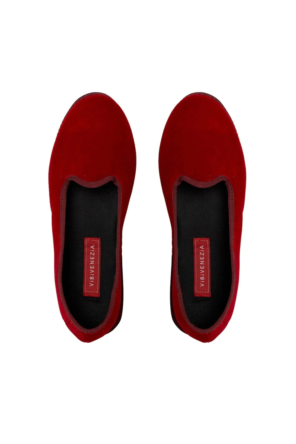 Venetian Velvet Slippers - Cherry Vibi Venezia