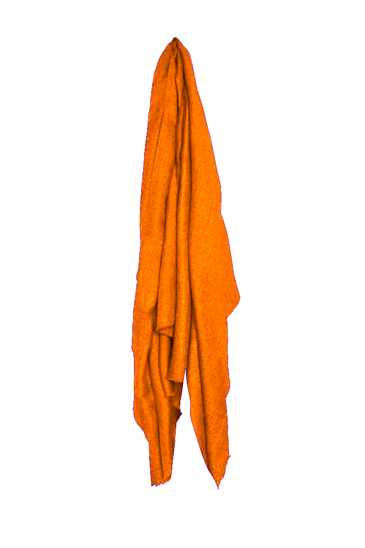 Classic Cashmere Pashmina Shawl - Bright Orange