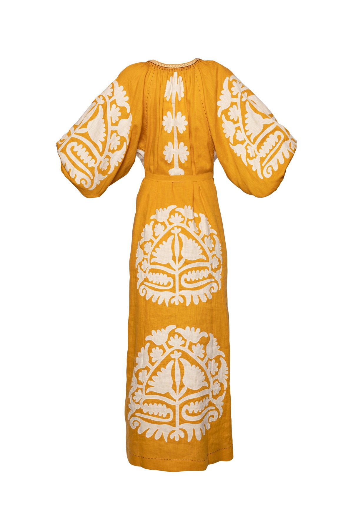 Shalimar Dress - Mango & Cream