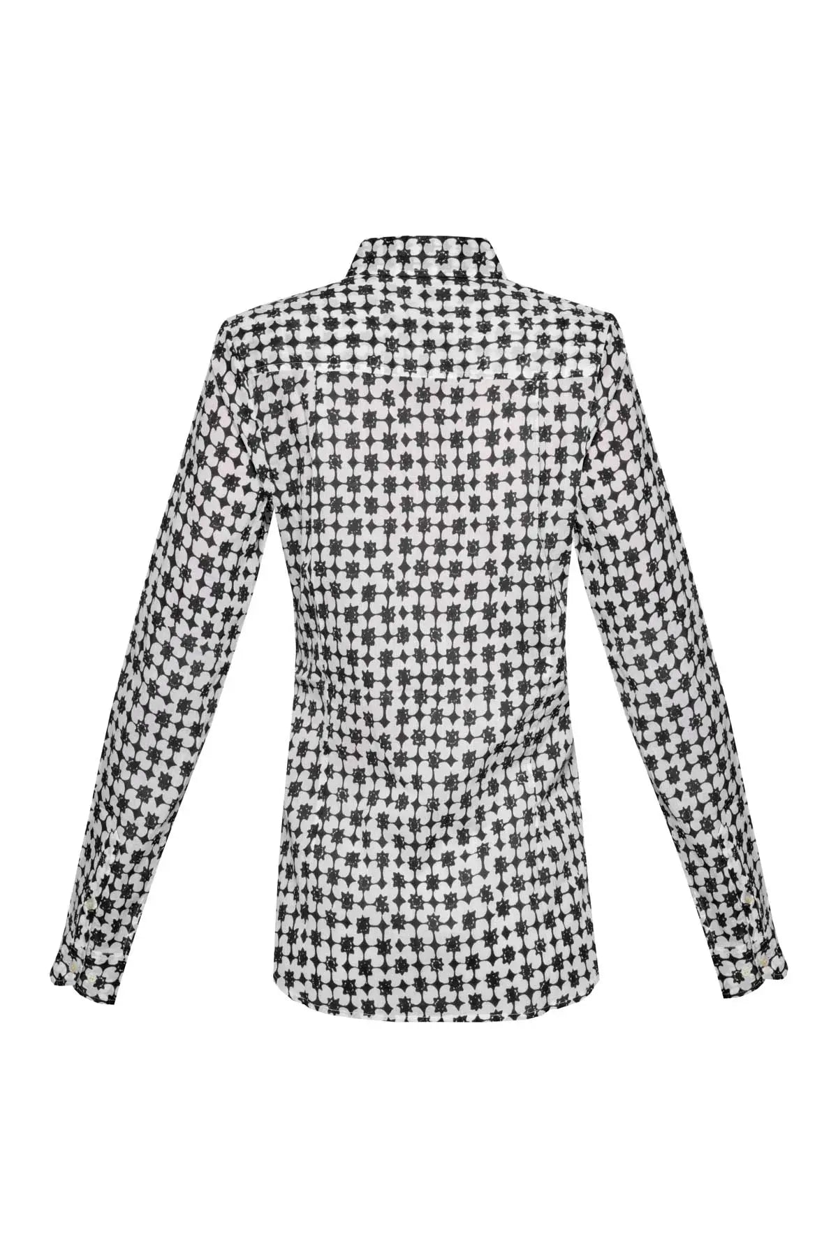 Women's Cotton Shirt - Black Star Debonnaire