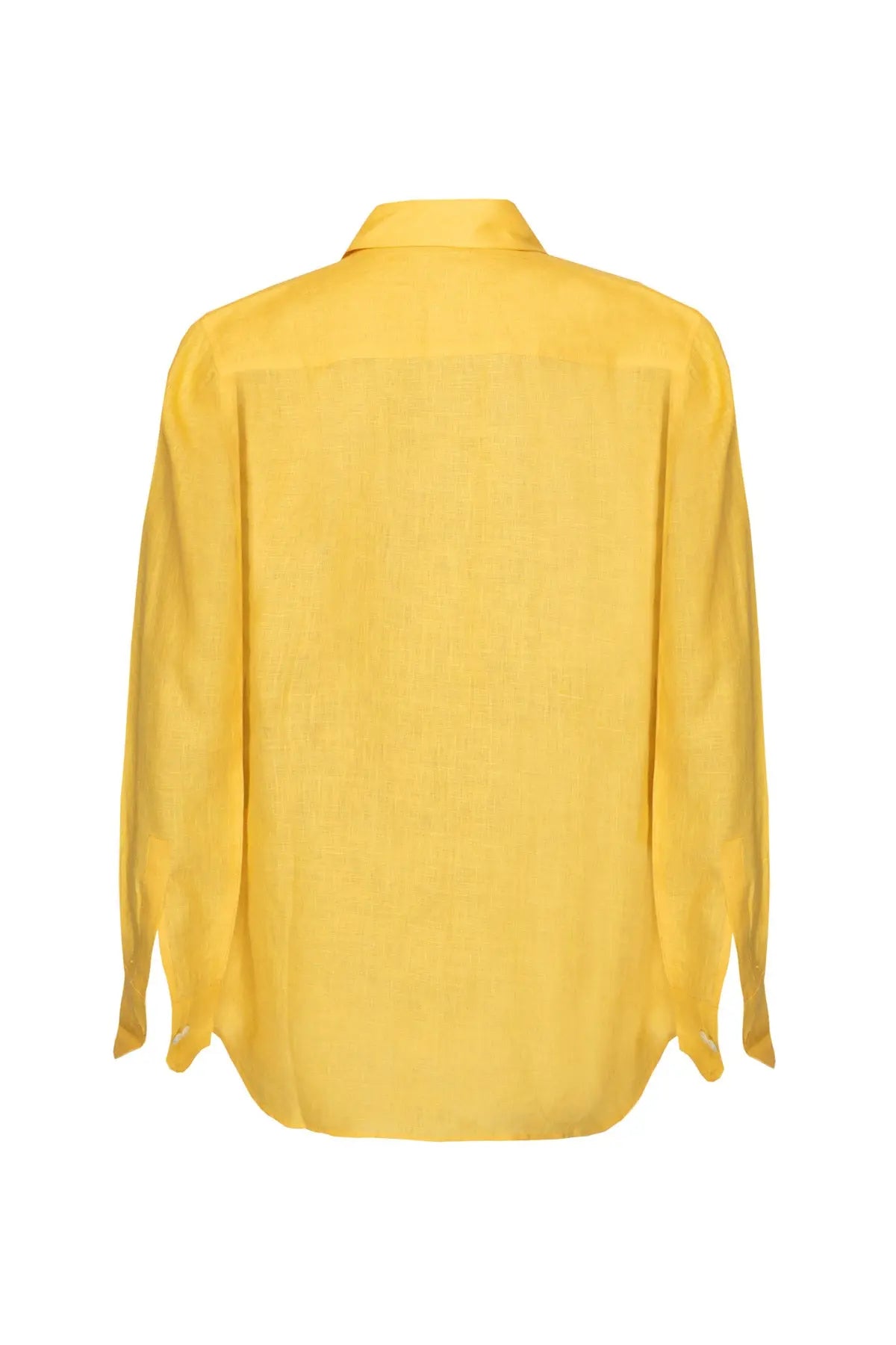 Classic Linen Shirt - Yellow Debonnaire