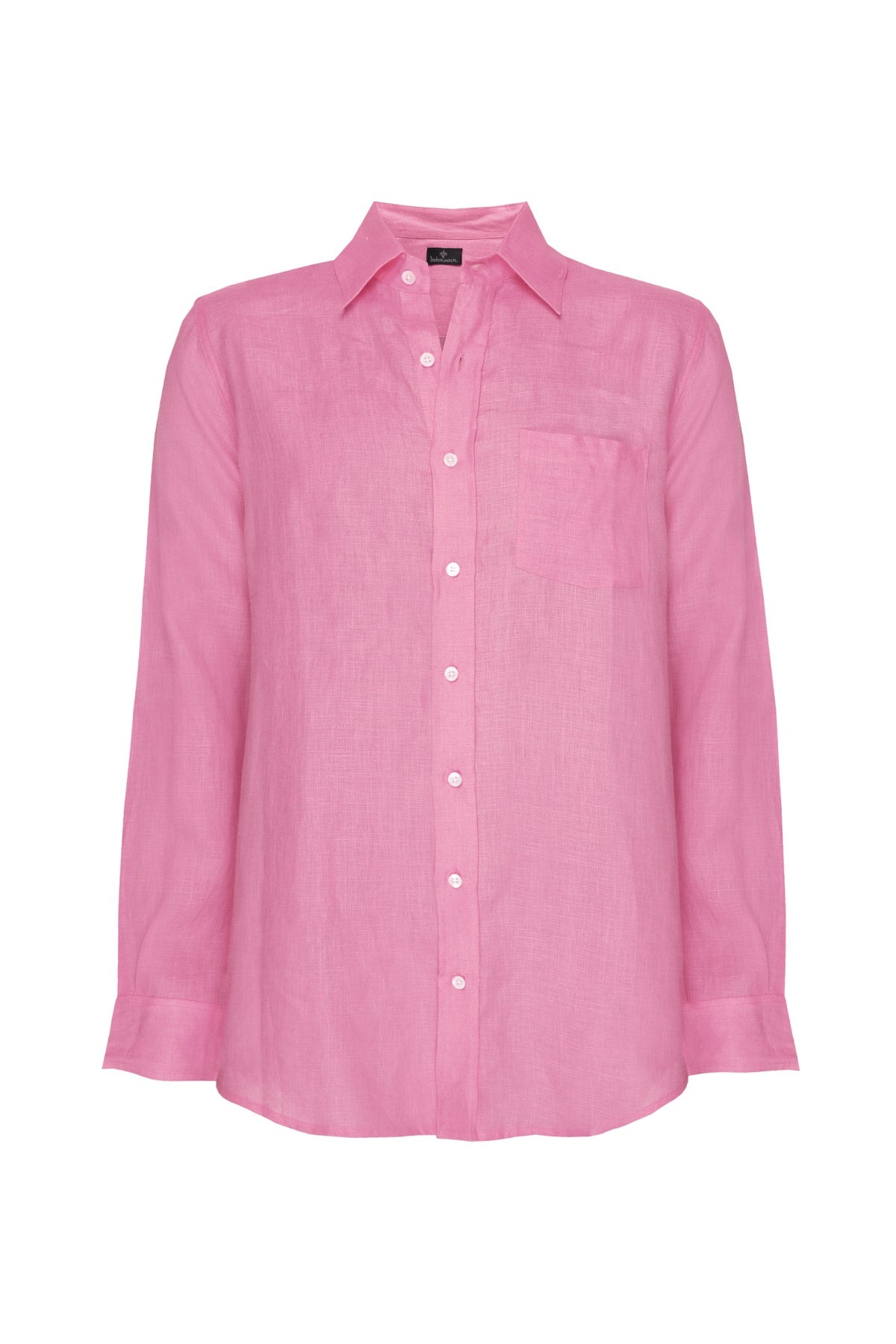 Classic Linen Shirt - Light Pink