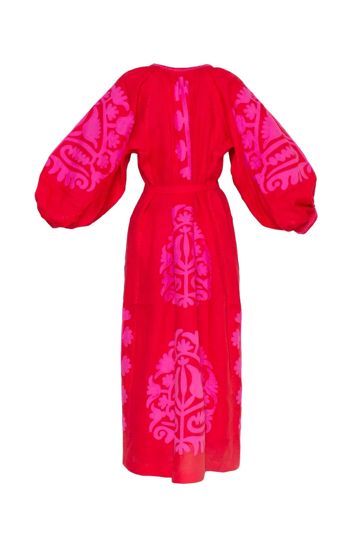 Shalimar Dress - Red & Fuchsia Vita Kin