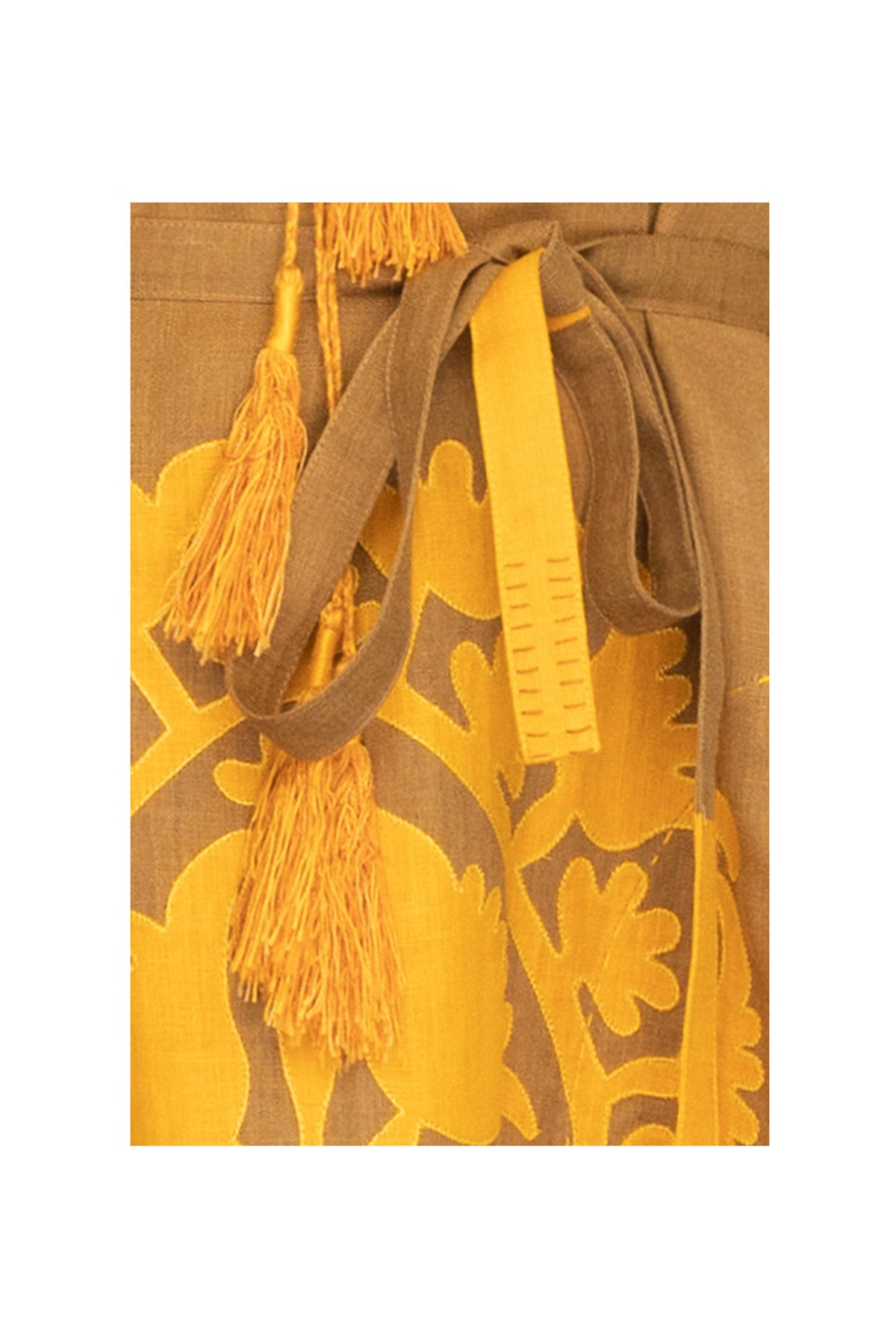 Shalimar Dress - Khaki & Mango