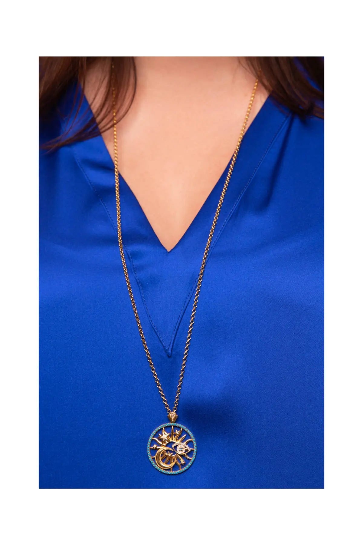 Helios Turquoise Necklace Marianna Lemos