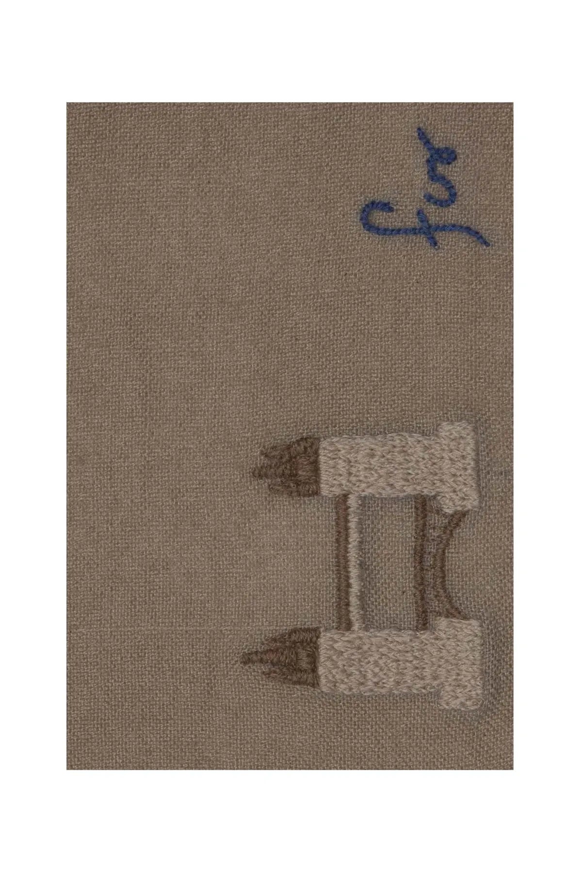 UK Holiday Shawl - Taupe The Holy Goat