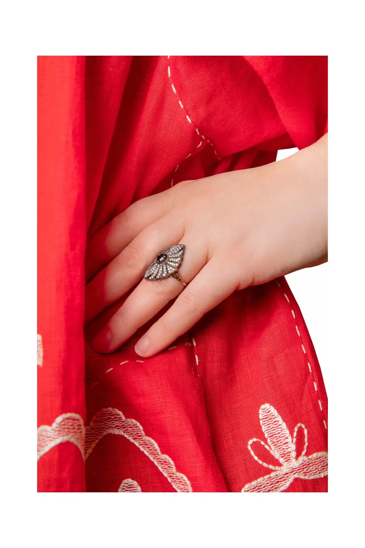 Diamond Sapphire Ring The Gem Palace
