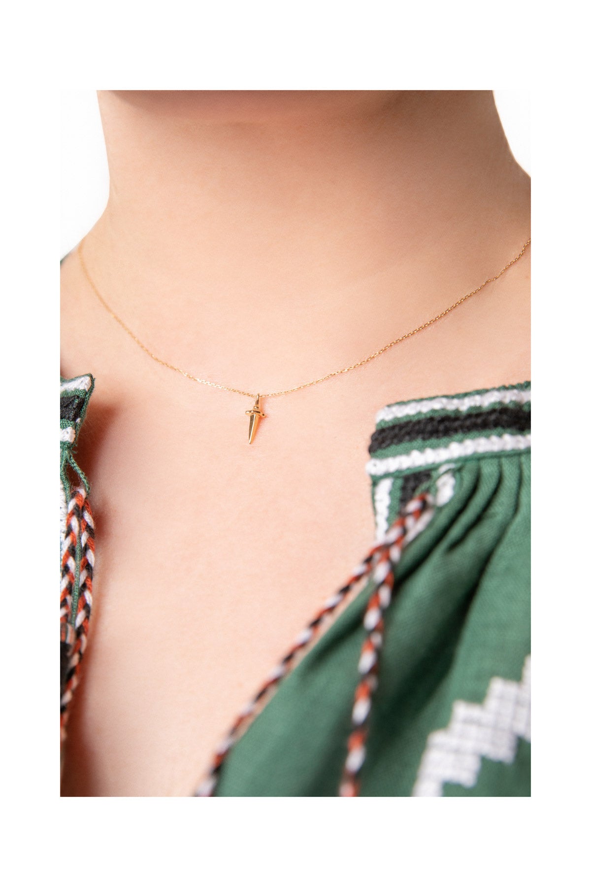 Mini Dagger Pendant Necklace