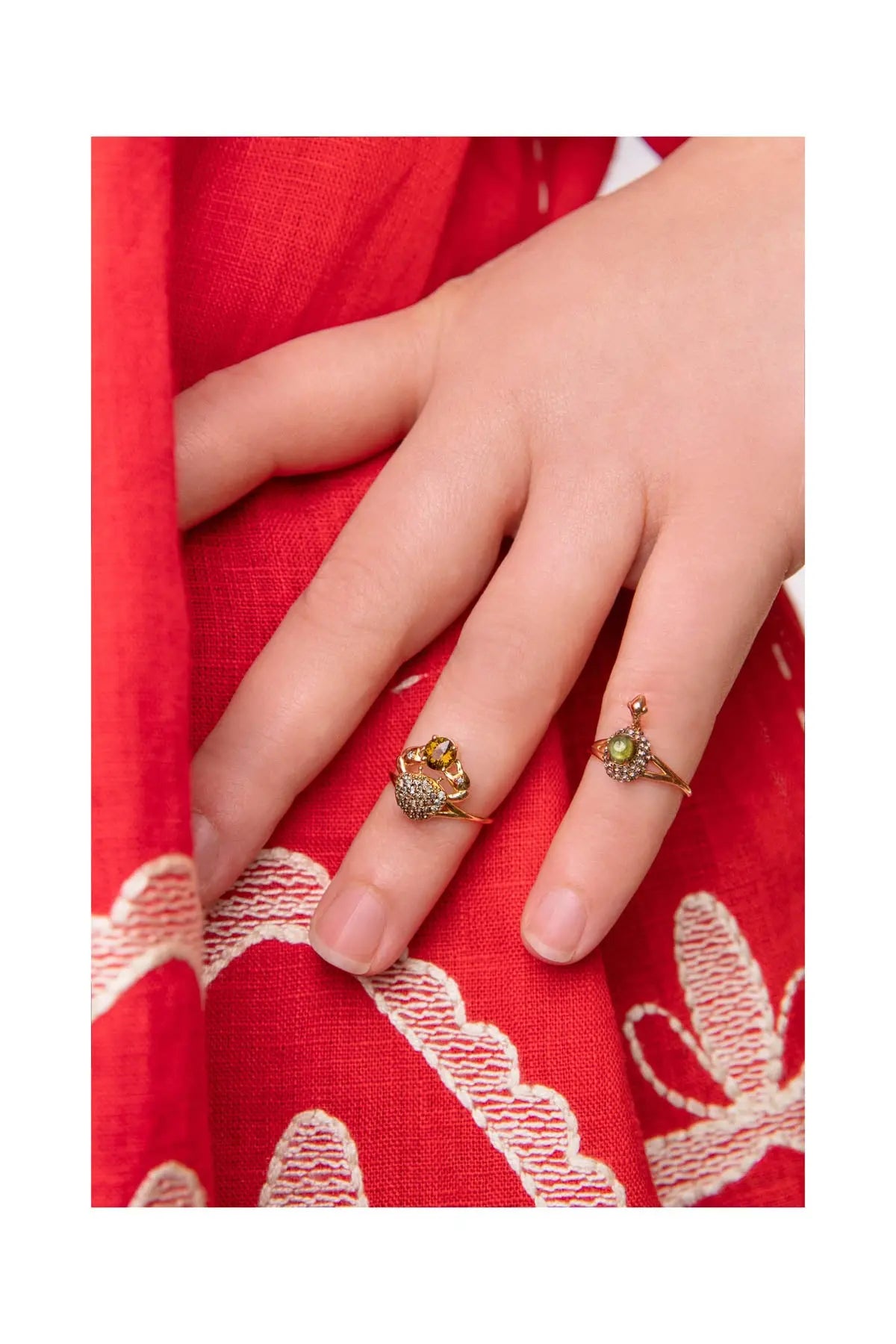 Baby Tortugita Ring - Sapphires Daniela Villegas