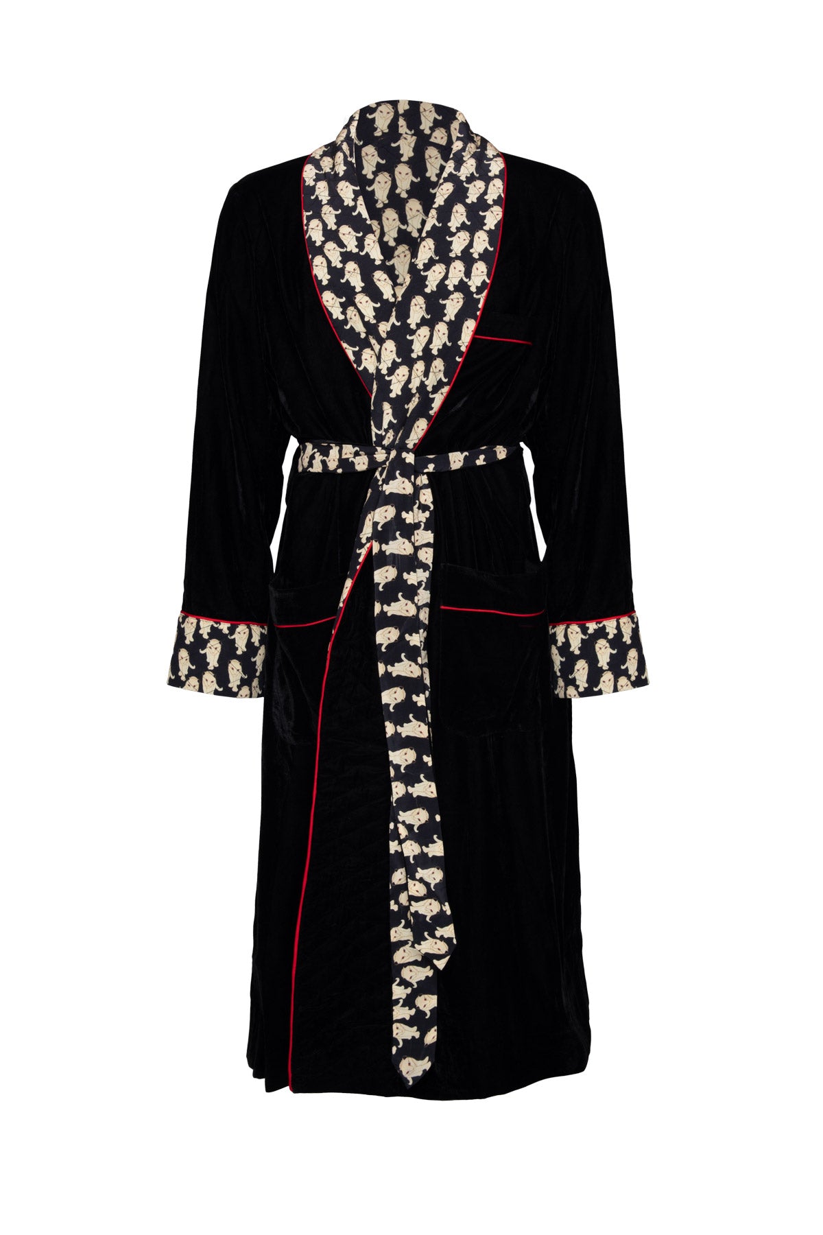 Velvet Panther Dressing Gown