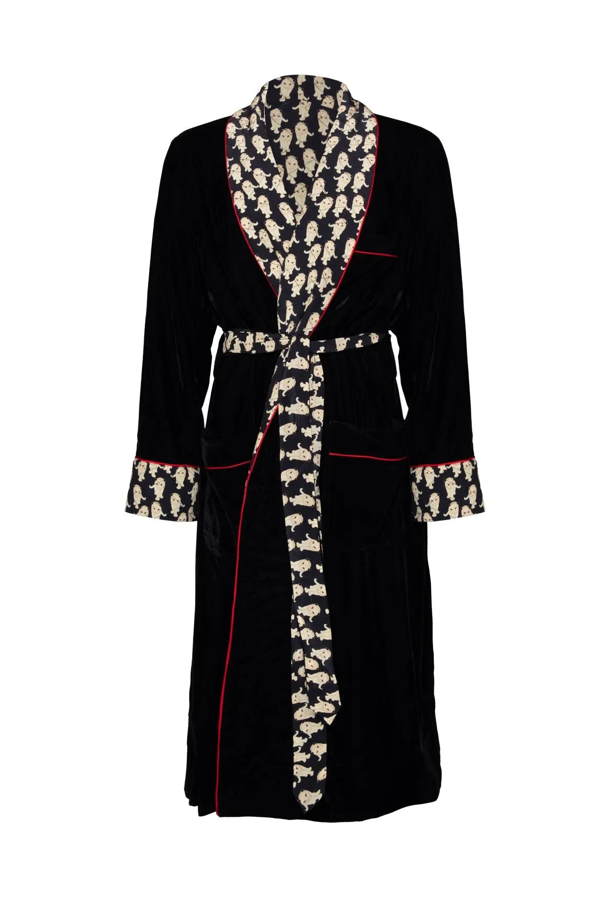 Velvet Panther Dressing Gown Debonnaire