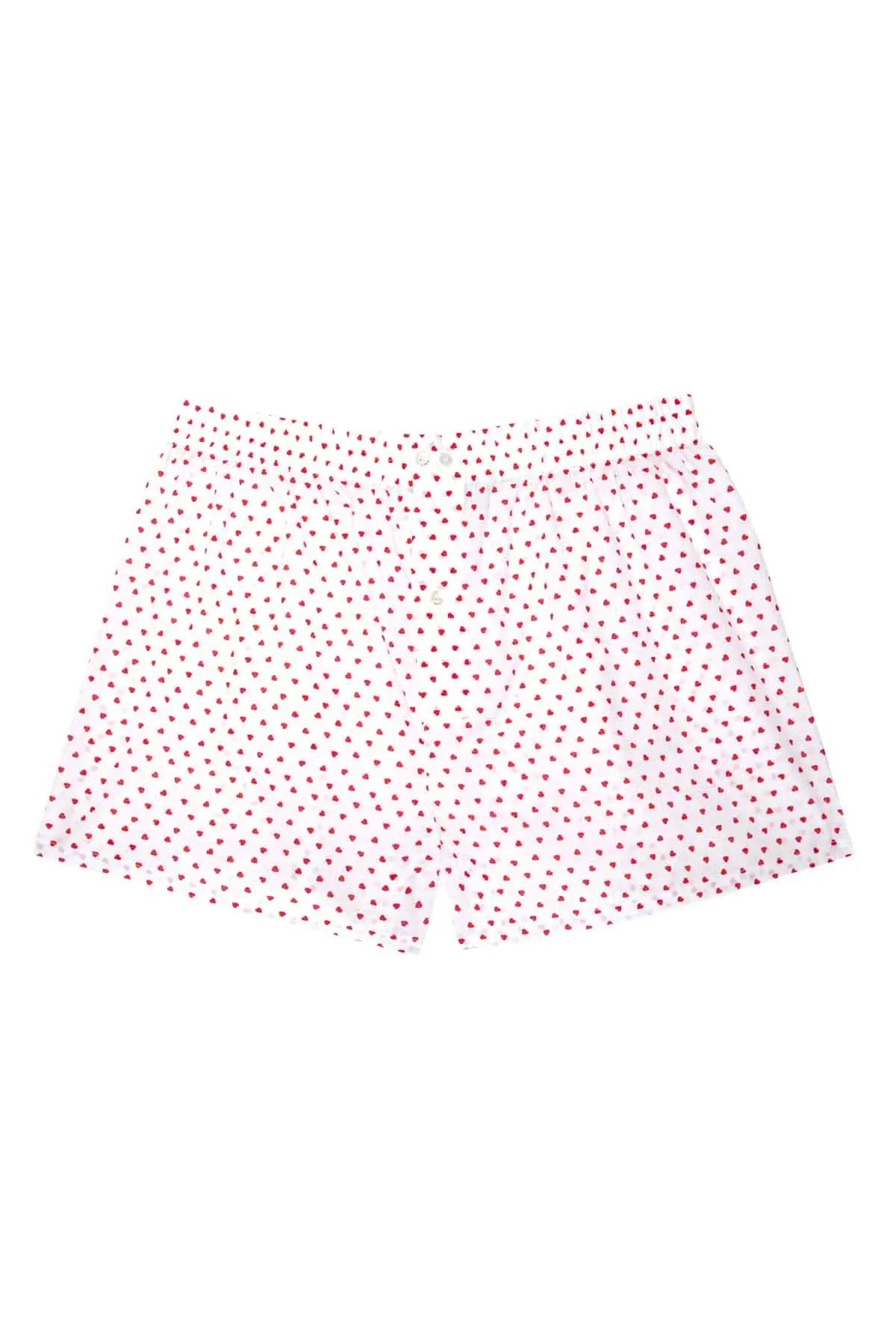 Men's Boxers - Small Red Hearts Debonnaire