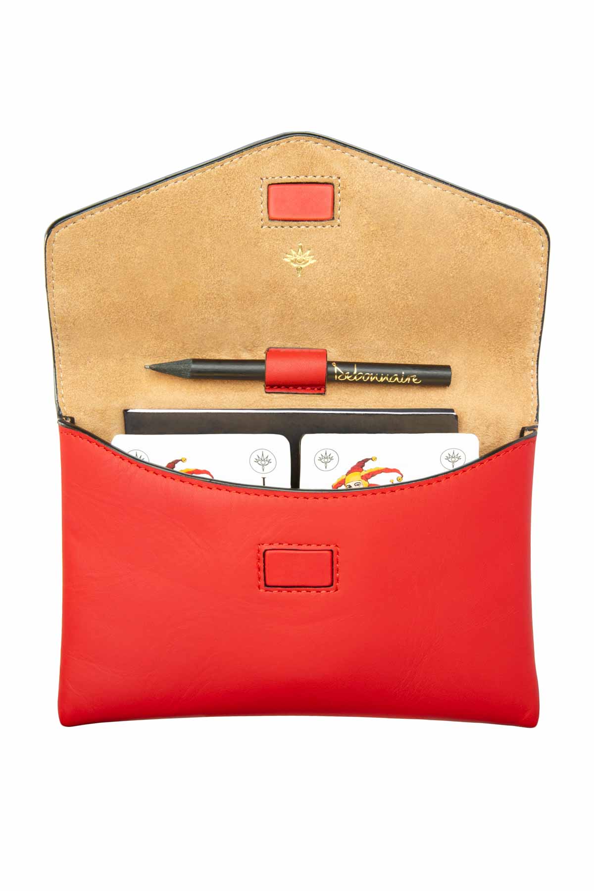 Leather Bridge Set - Red