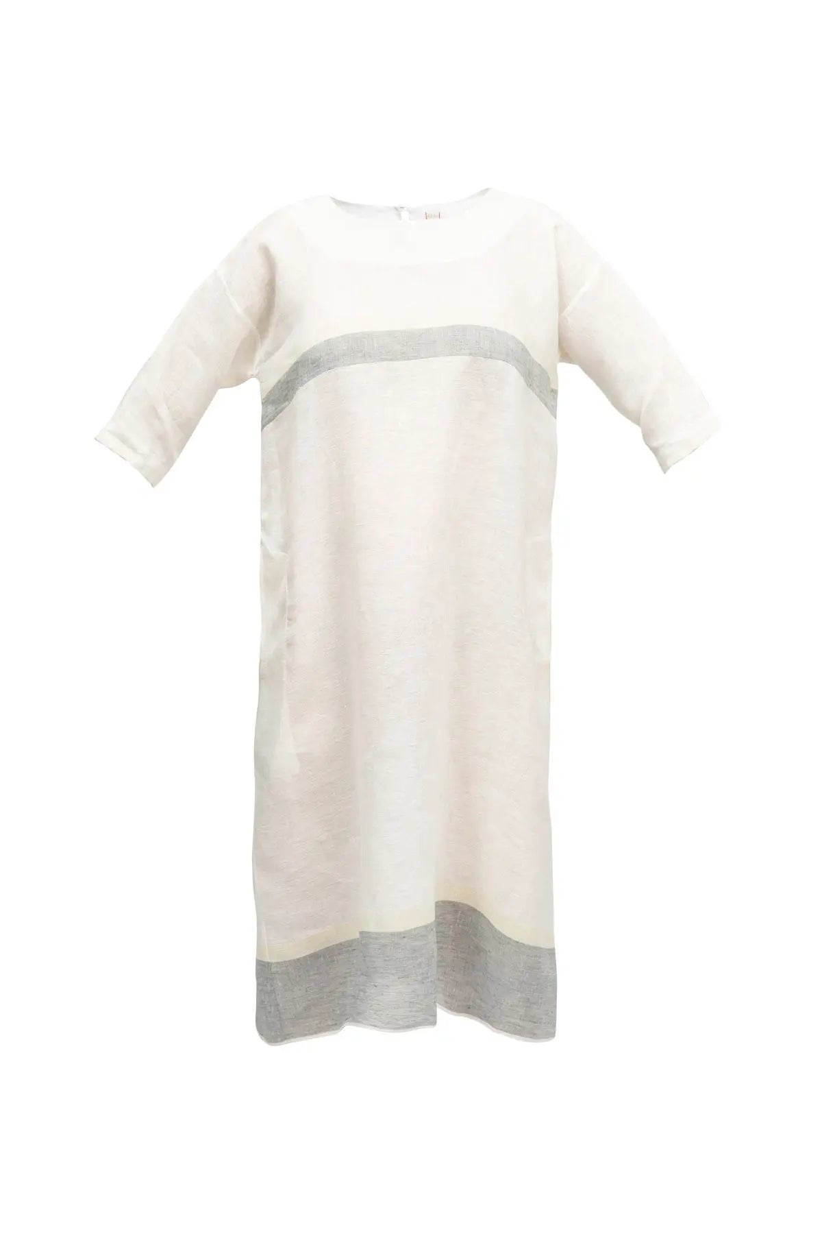 Thyme Linen Dress - White Eka
