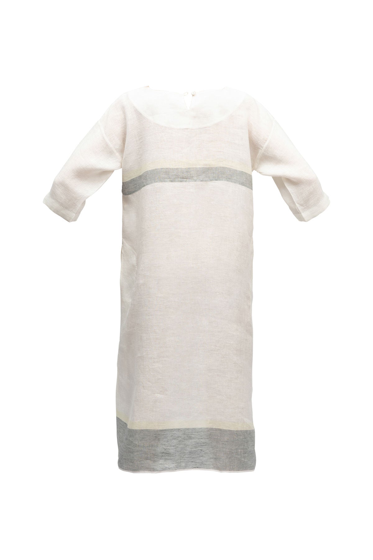 Thyme Linen Dress - White