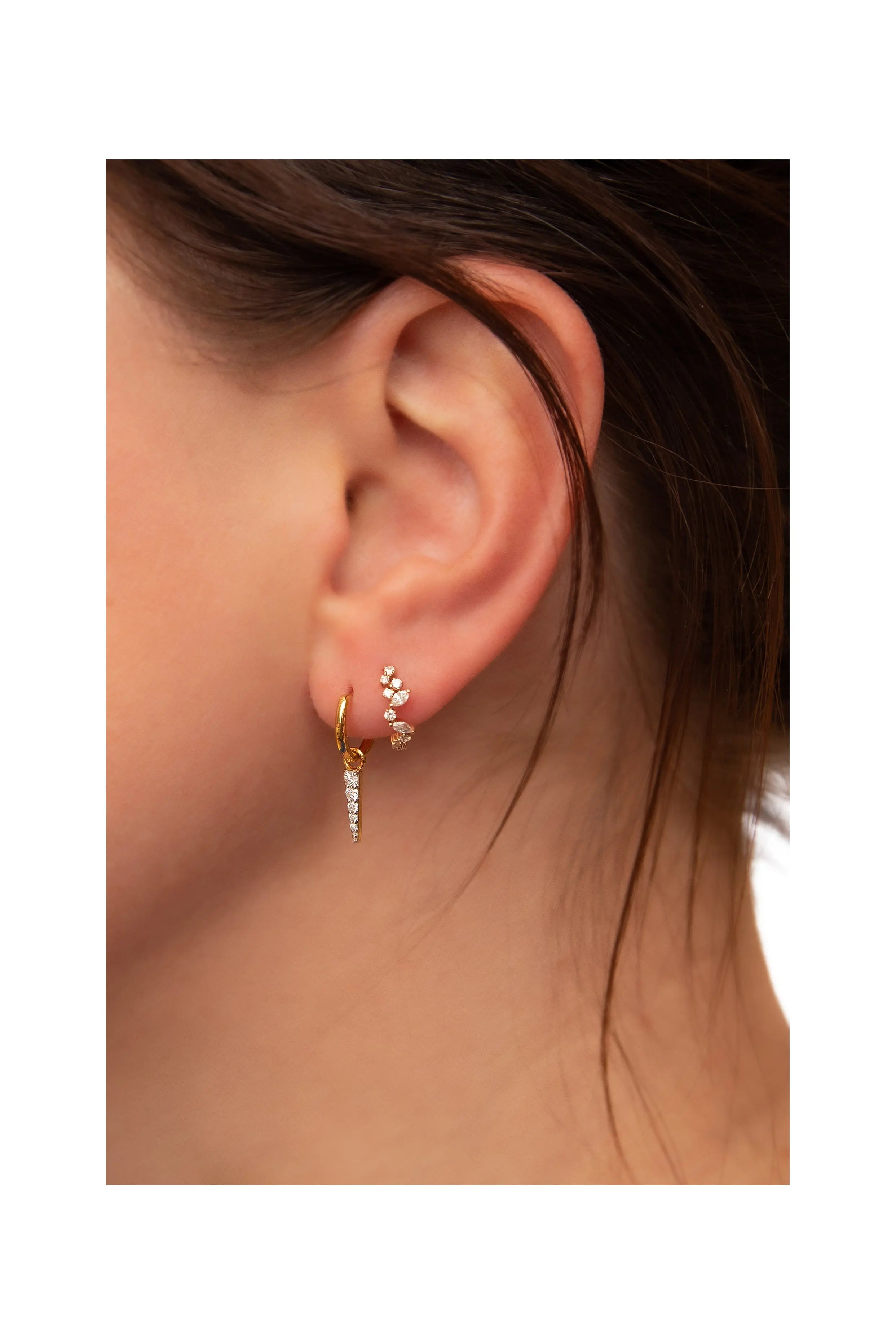 Spike Hoops Earrings Sophie Lis