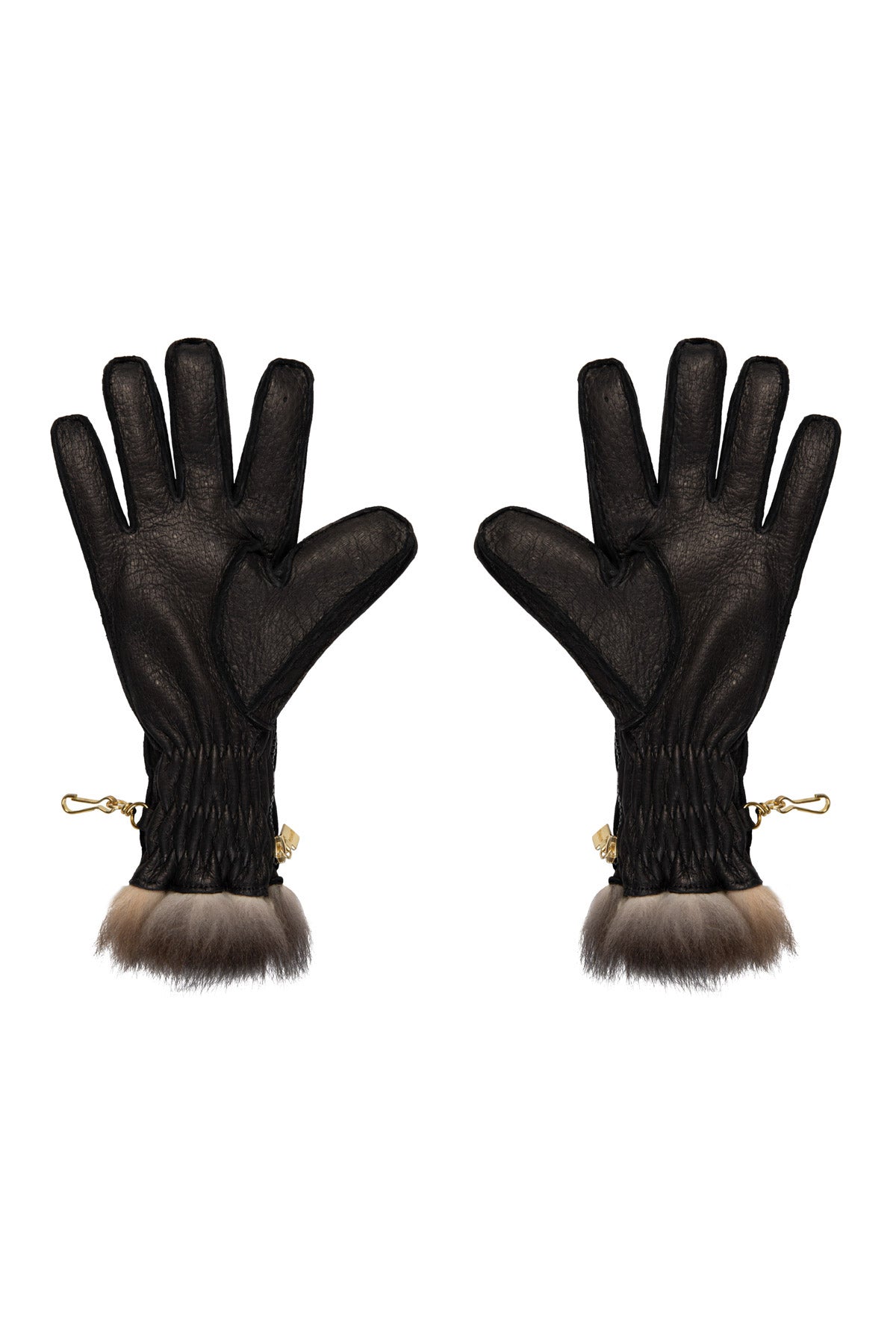 Men's Peccary Ski Gloves - Black
