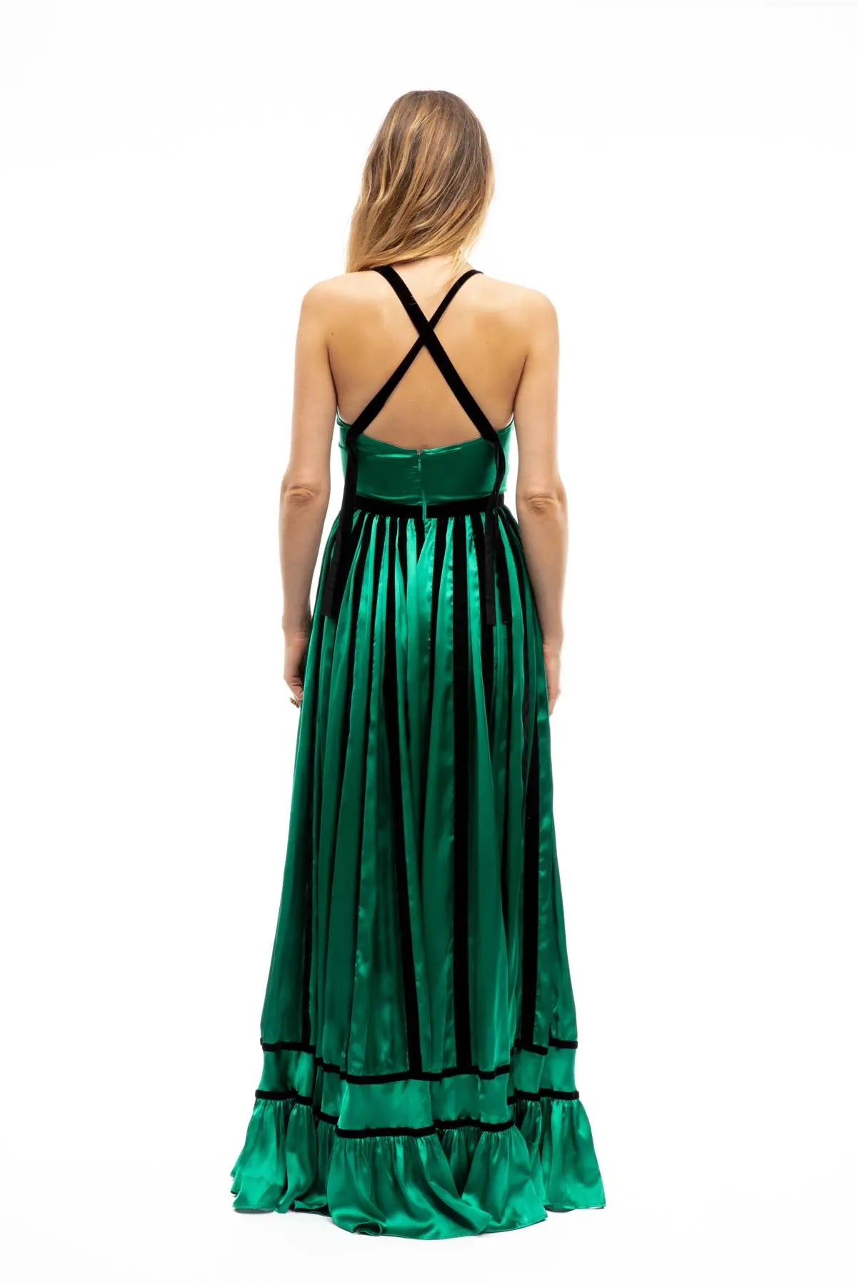 Electra Dress - Green Debonnaire