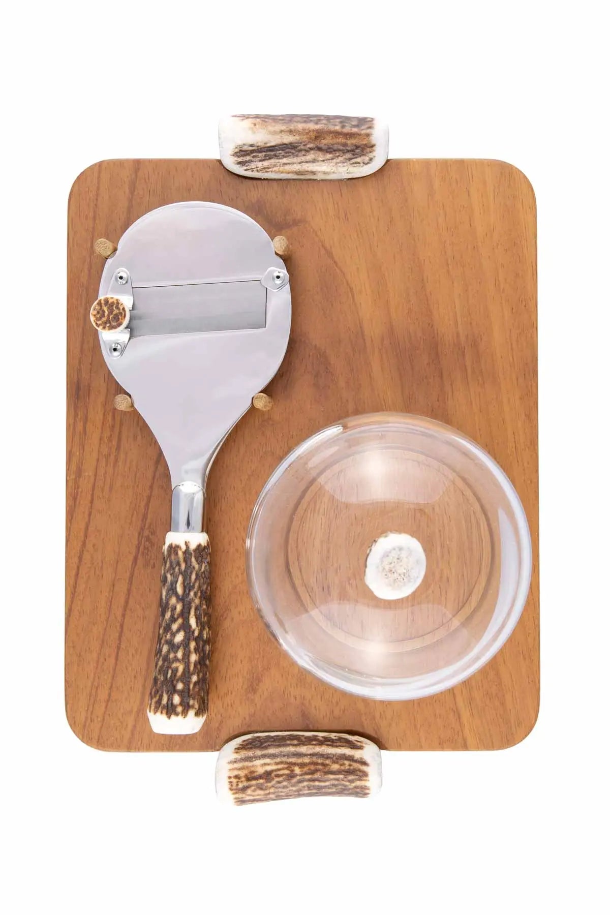 Truffle Set with Glass Dome Lorenzi