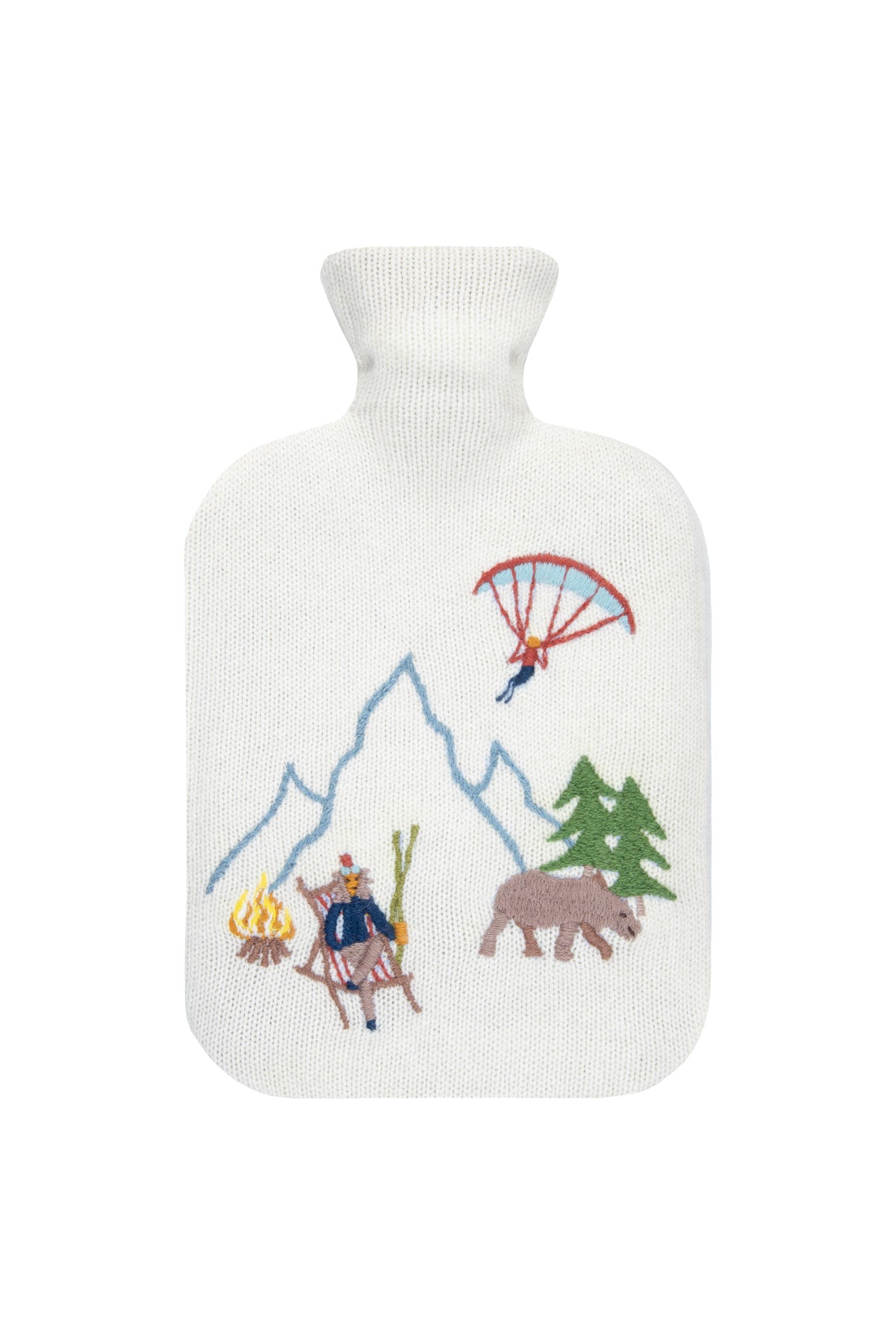 Alpine Hot Water Bottle Cover - Off White