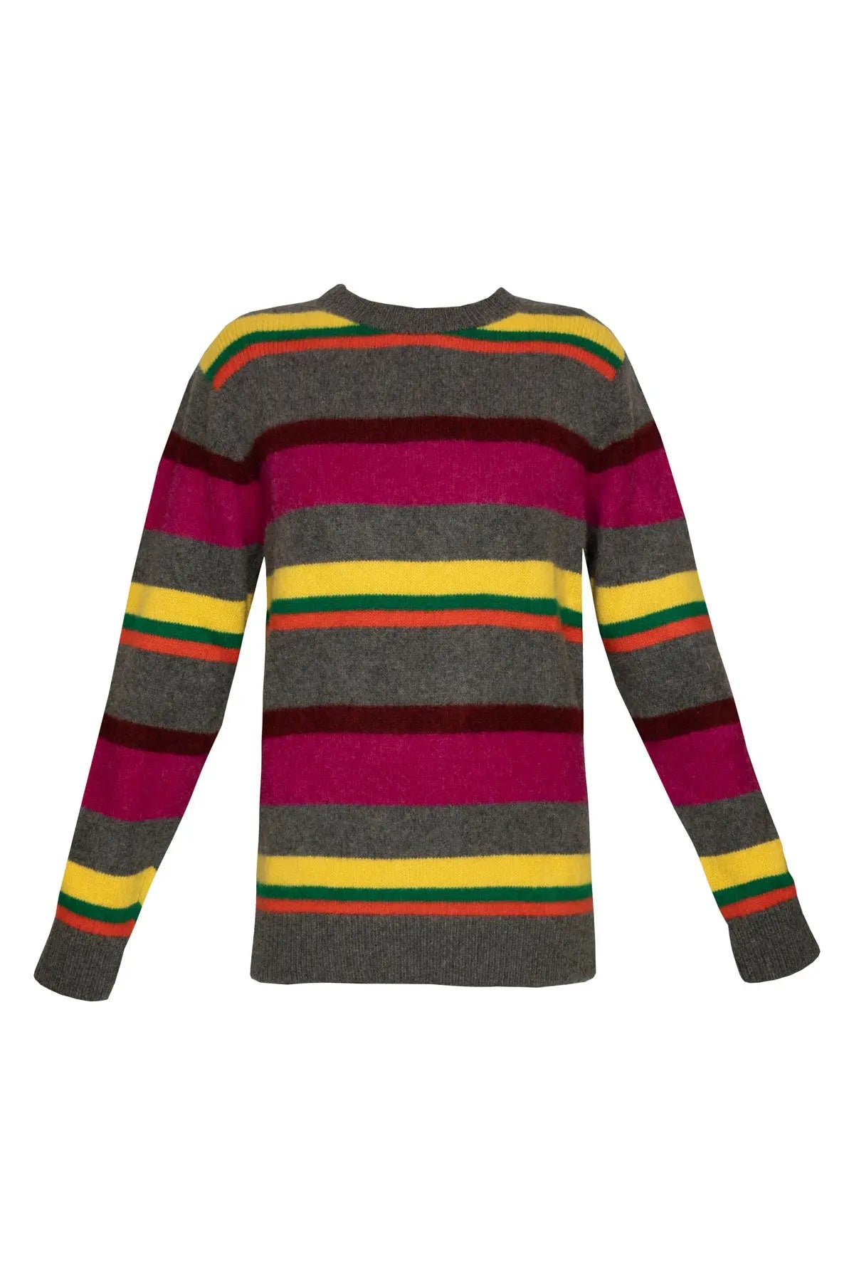 Boardwalk Stripe Crew Neck Jumper The Elder Statesman