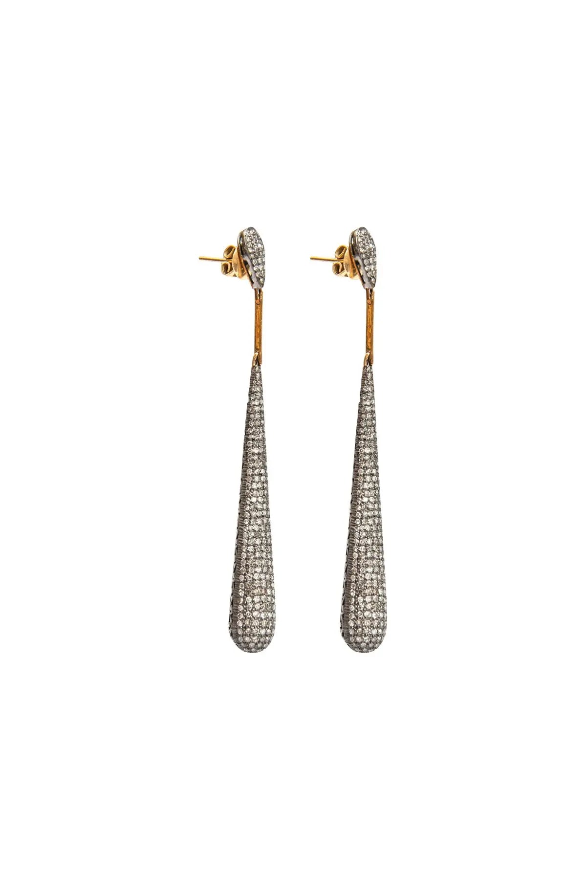 Diamond Tear Drop Earrings The Gem Palace