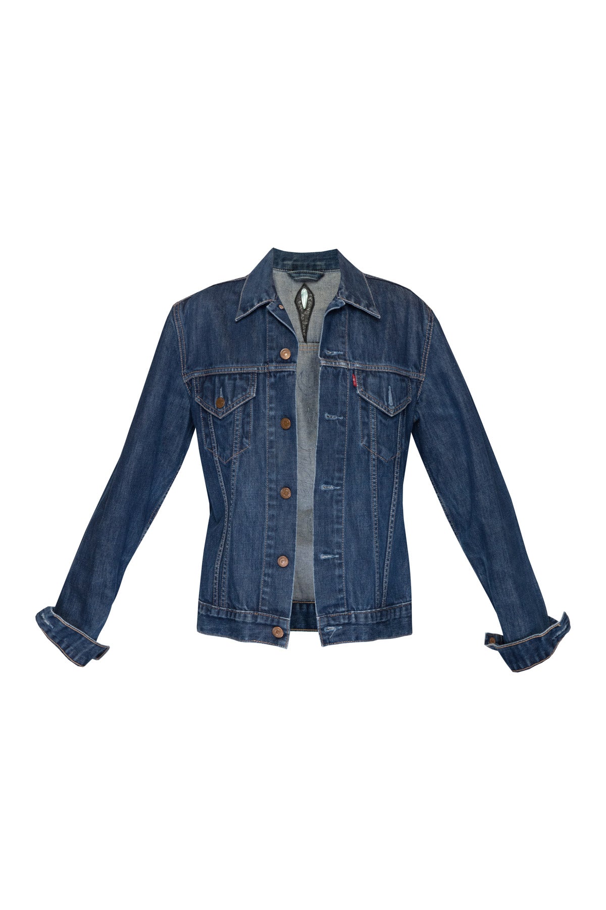 Denim Jacket - Lips